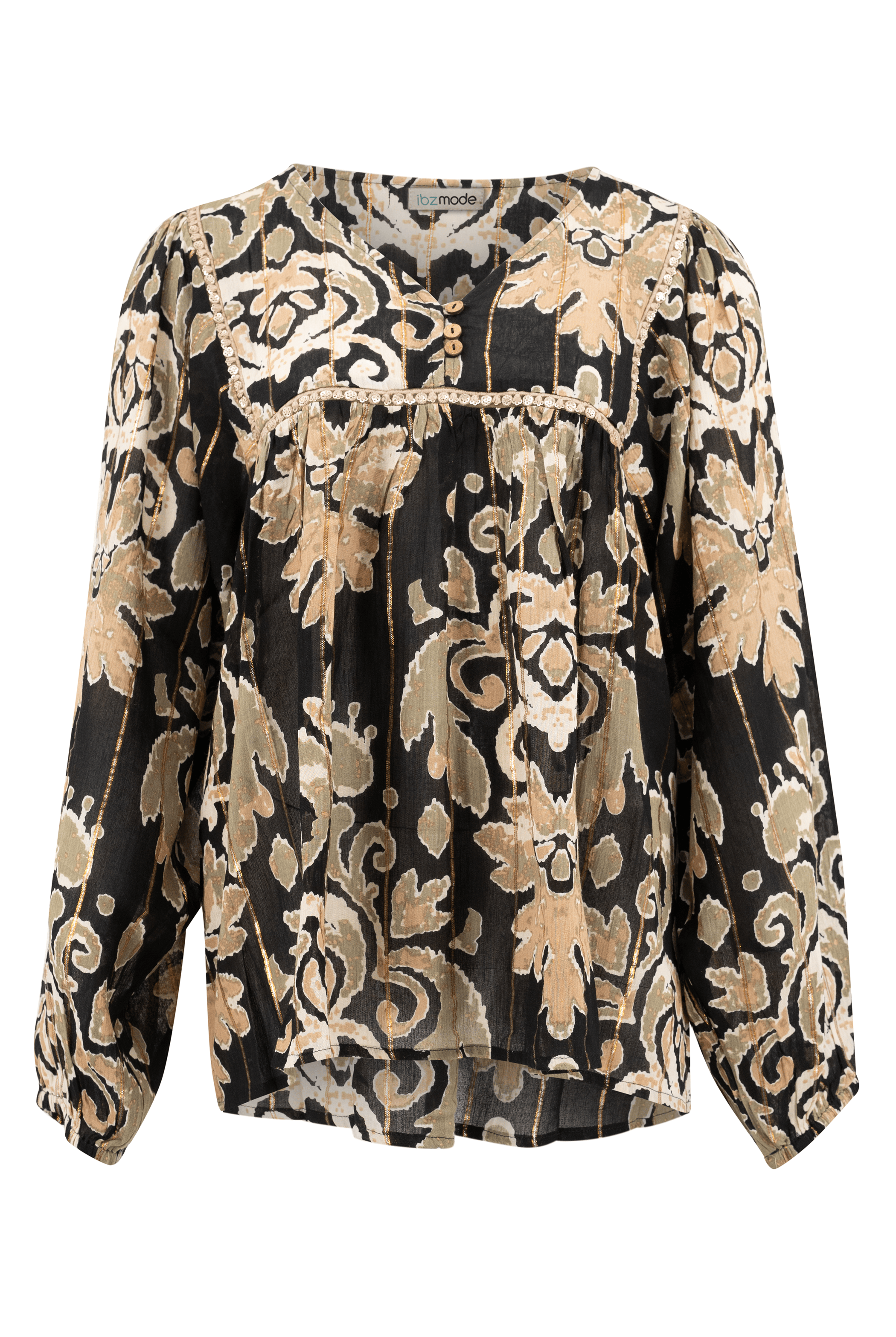 Bohemian rok in zwart van ibzmode, Brands of Ibiza