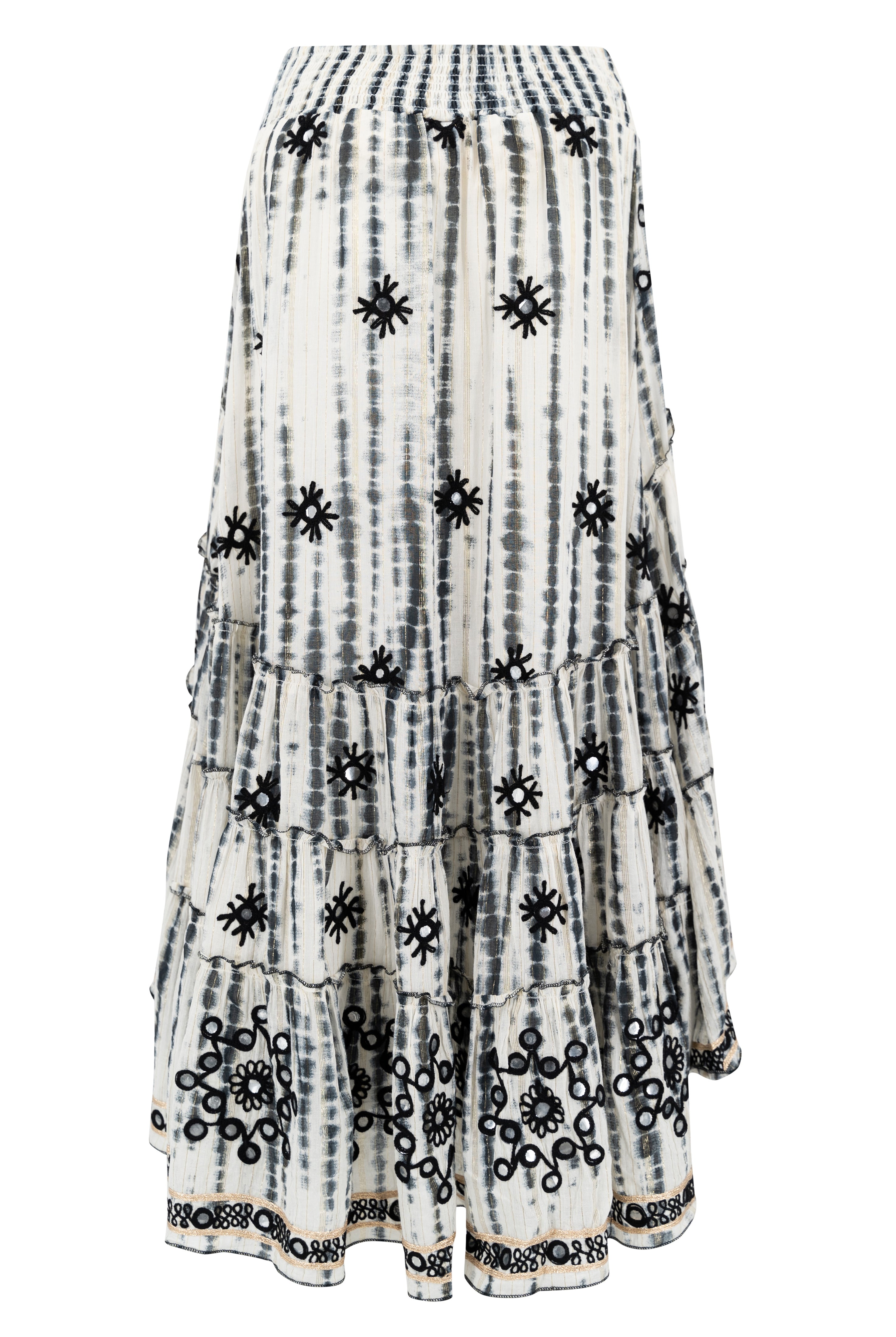 Bohemian rok in black van ibzmode, Brands of Ibiza