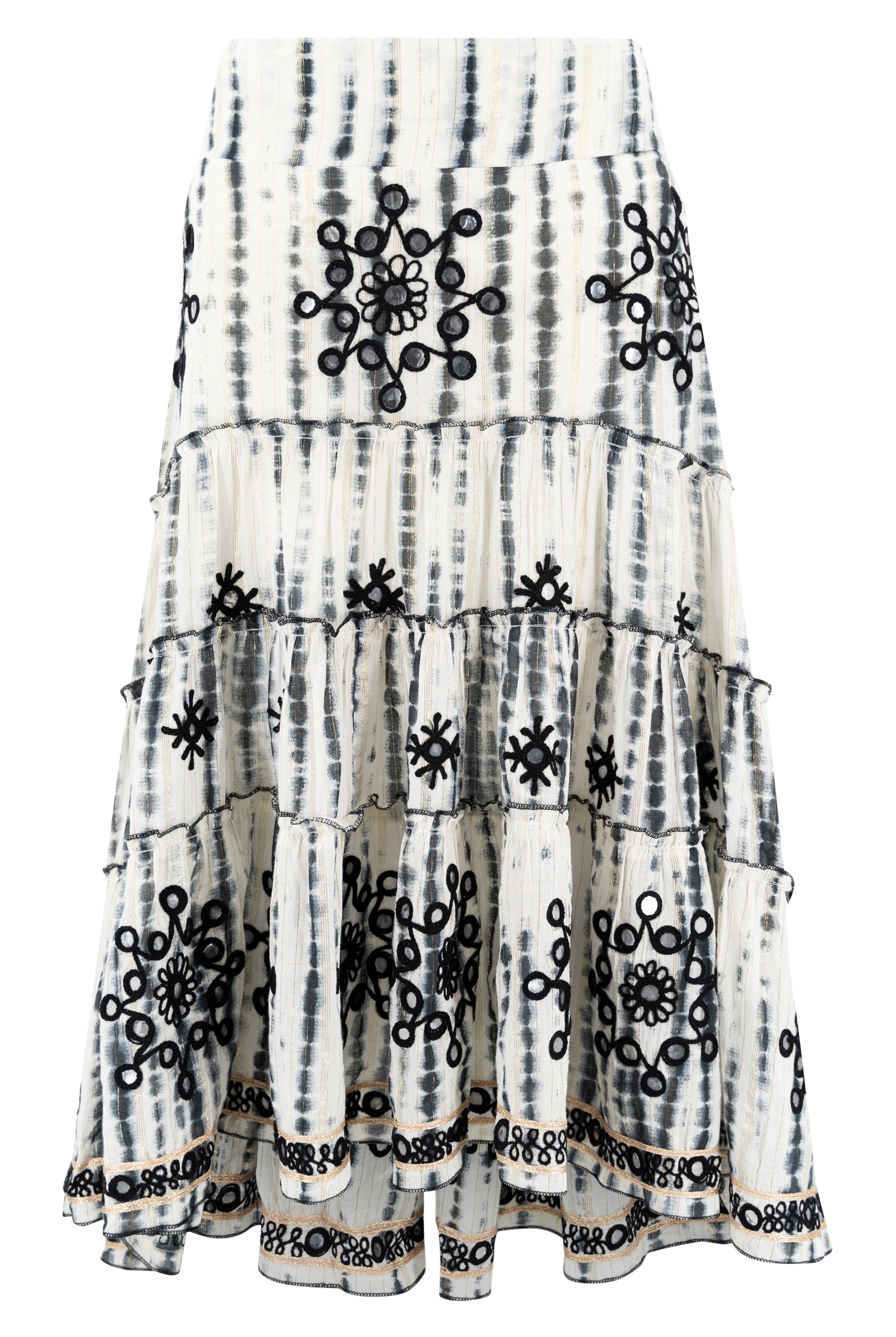 Bohemian rok in black van ibzmode, Brands of Ibiza