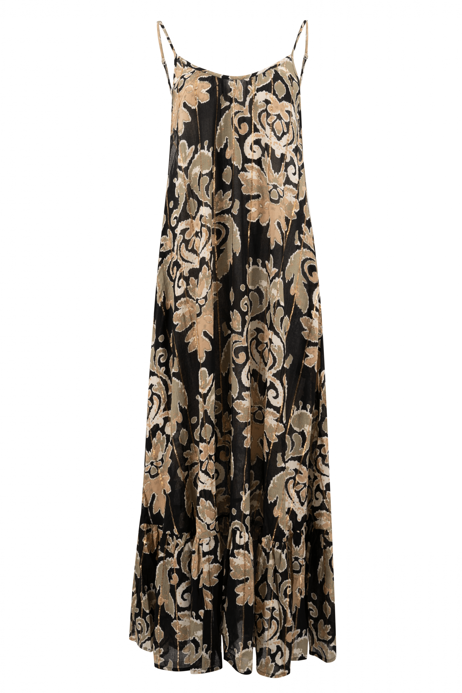 Bohemian jurk in zwart van ibzmode, Brands of Ibiza