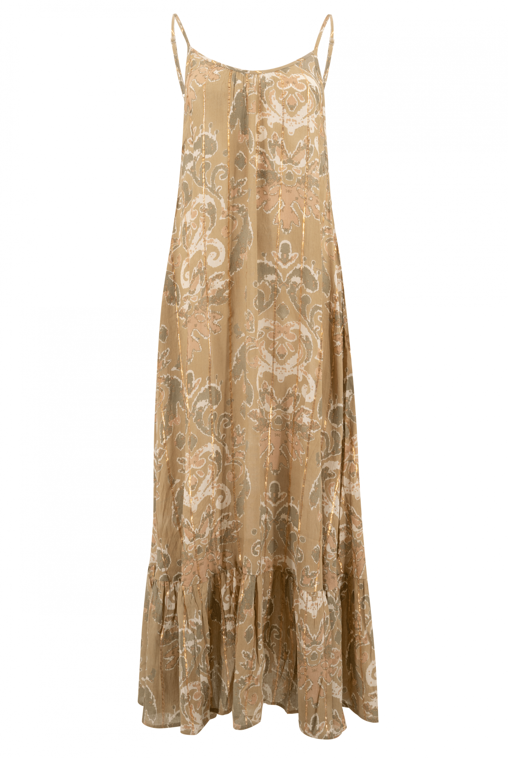 Bohemian jurk in khaki van ibzmode, Brands of Ibiza