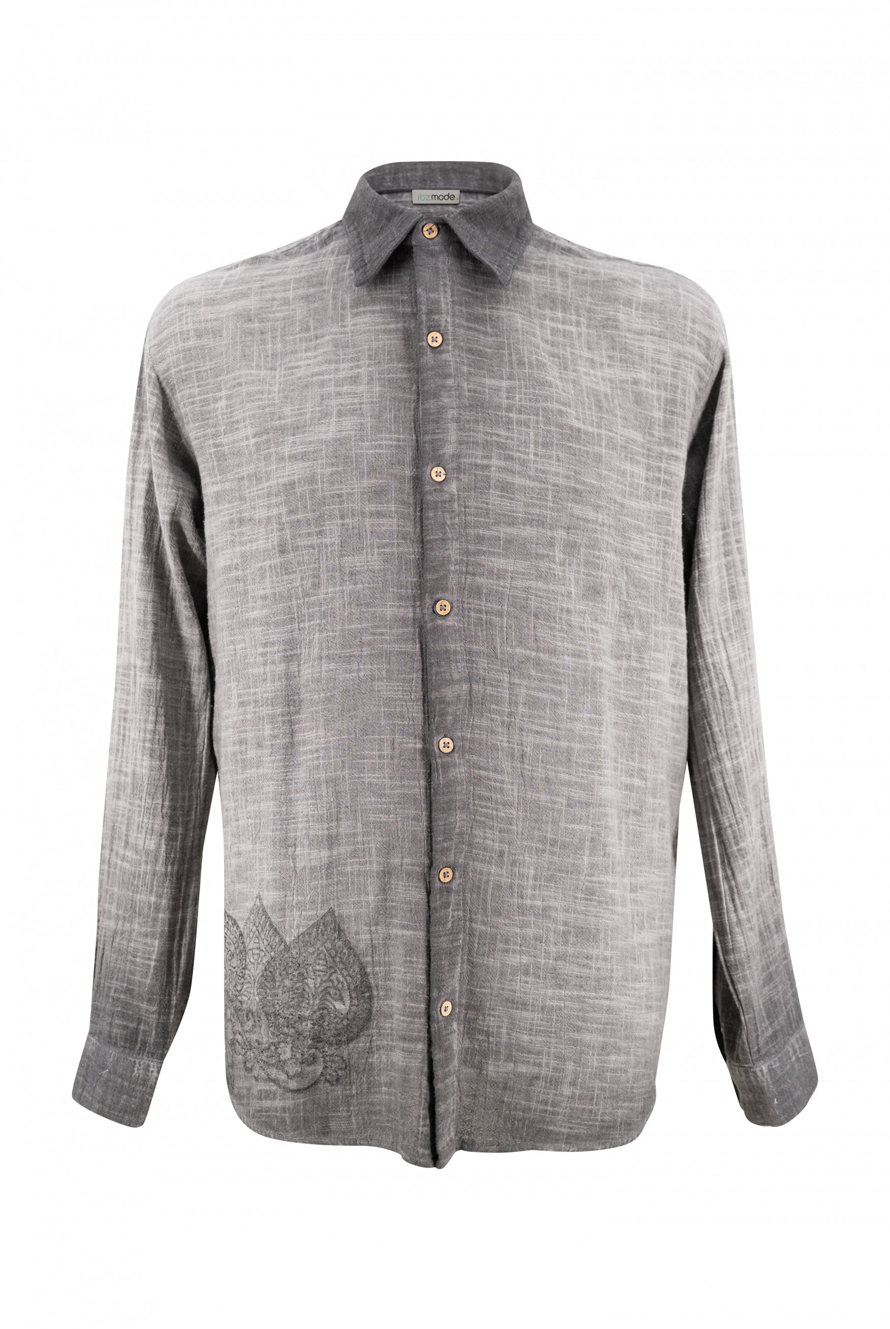 Bohemian blouse in anthracite van ibzmode, Brands of Ibiza