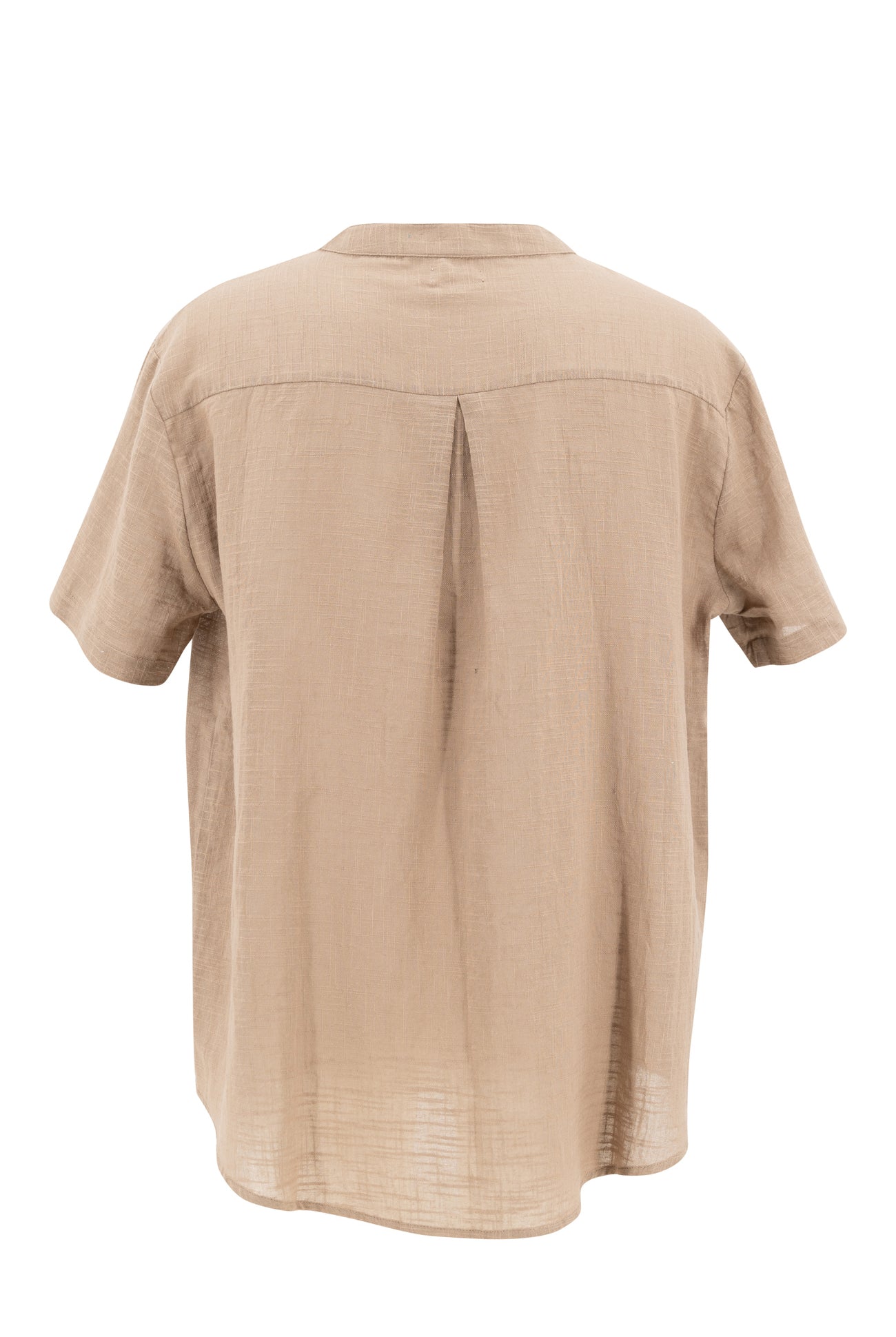 Bohemian blouse in taupe van ibzmode, Brands of Ibiza
