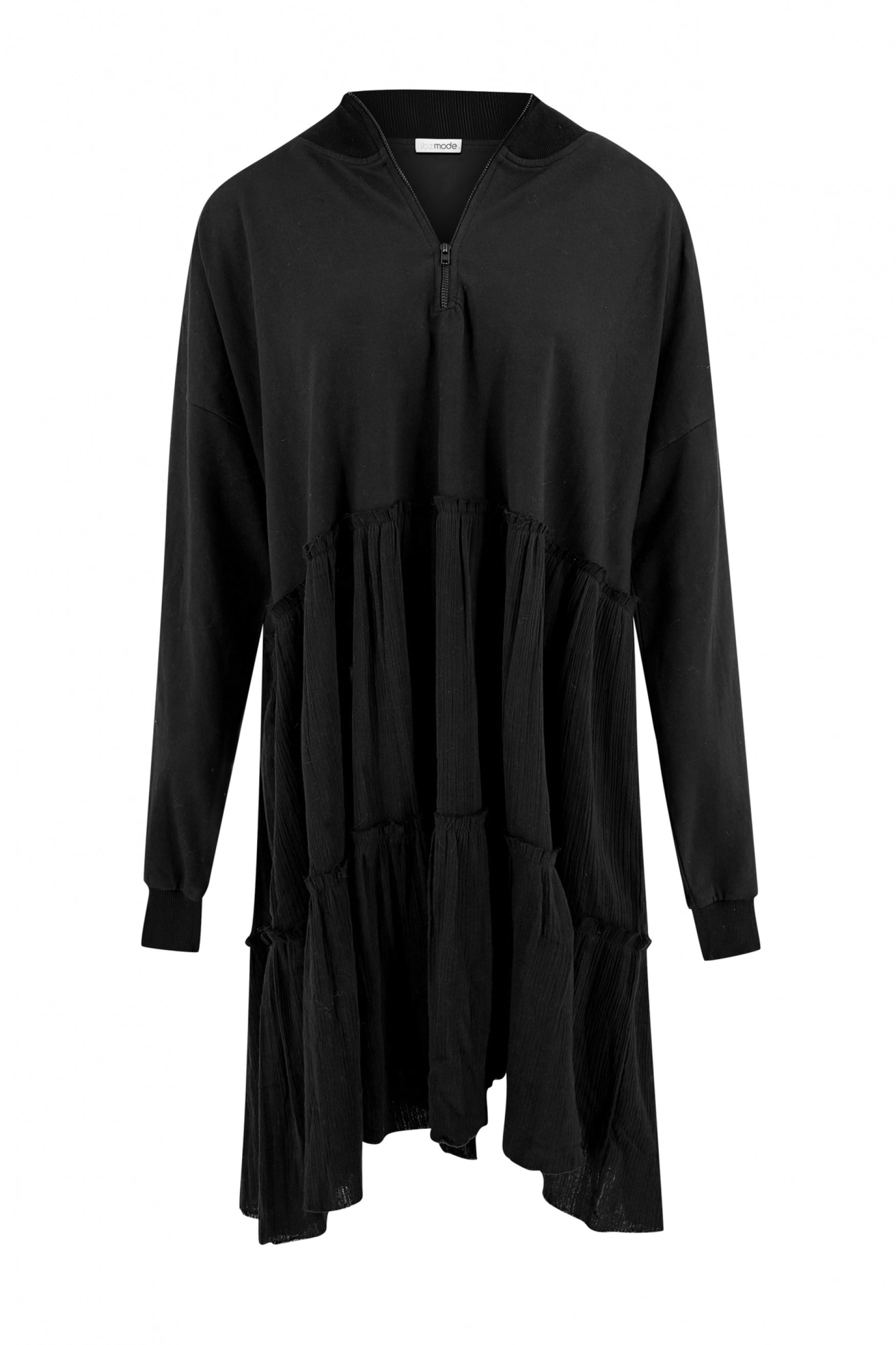 Bohemian jurk in black van ibzmode, Brands of Ibiza