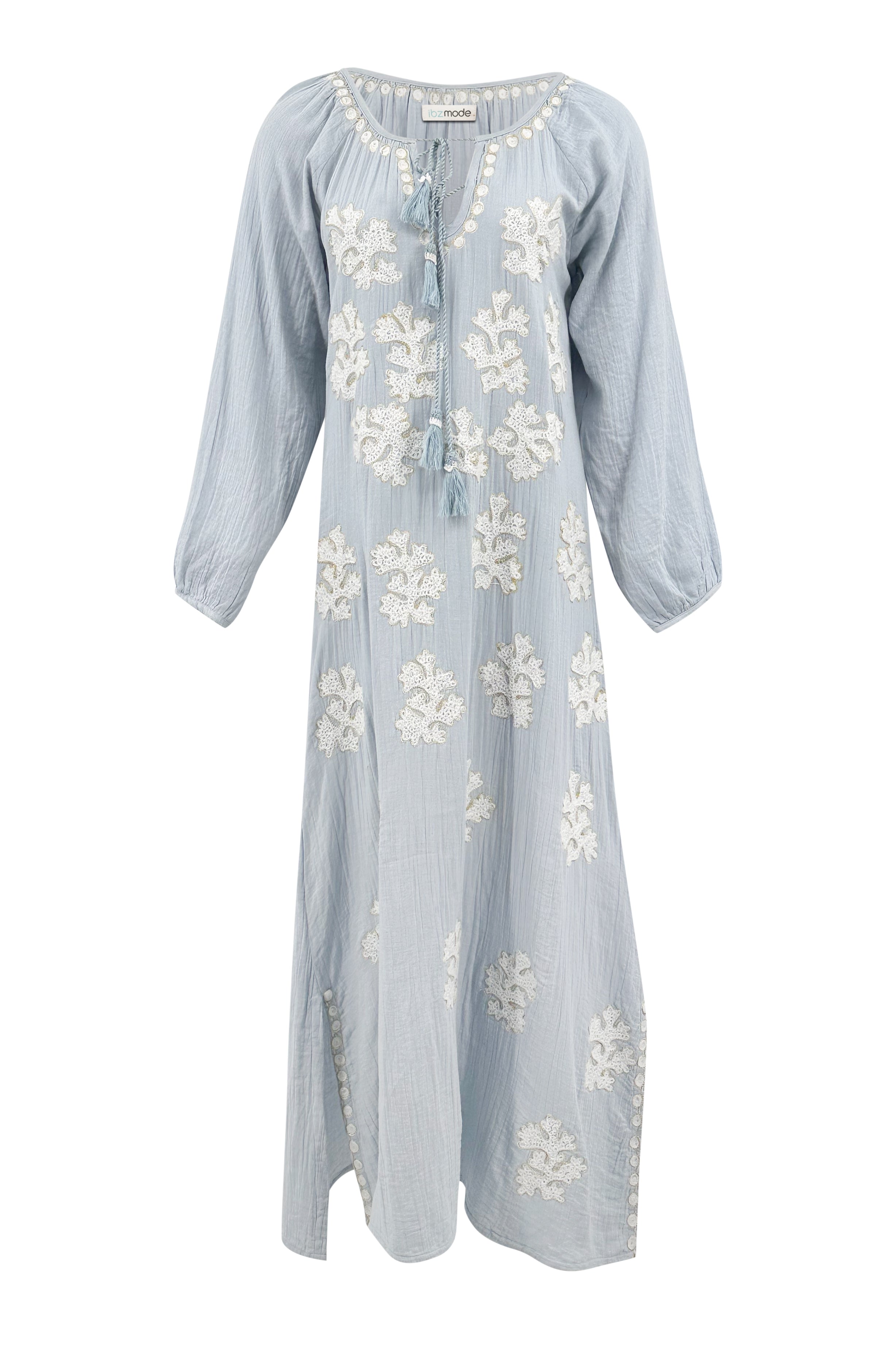 Bohemian item in pale blue van ibzmode, Brands of Ibiza