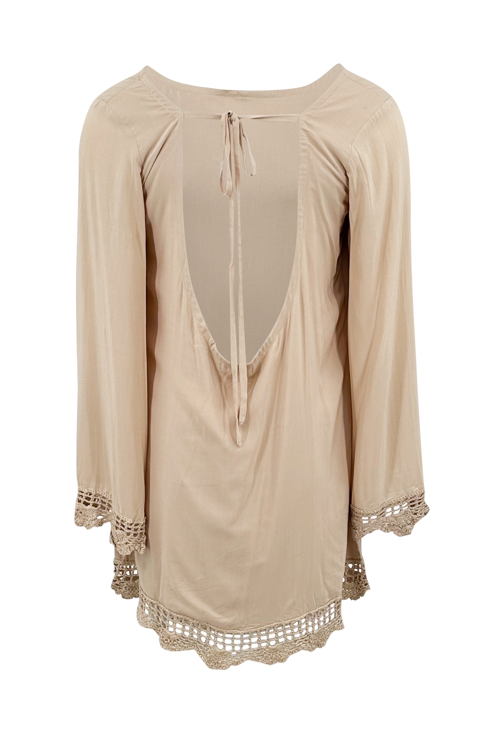 Bohemian jurk in ivory van ibzmode, Brands of Ibiza