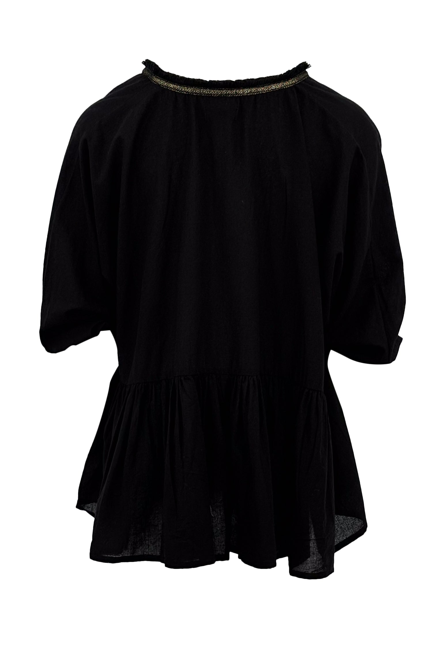 Bohemian blouse in black from ibzmode, Brands of Ibiza