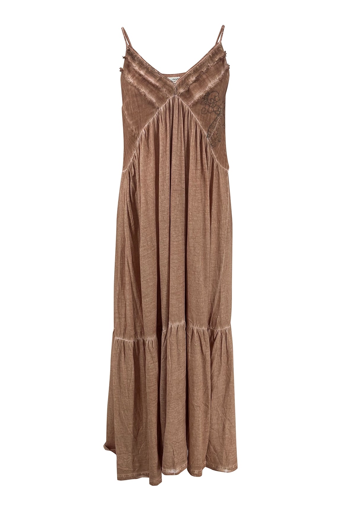 Bohemian jurk in sand van ibzmode, Brands of Ibiza