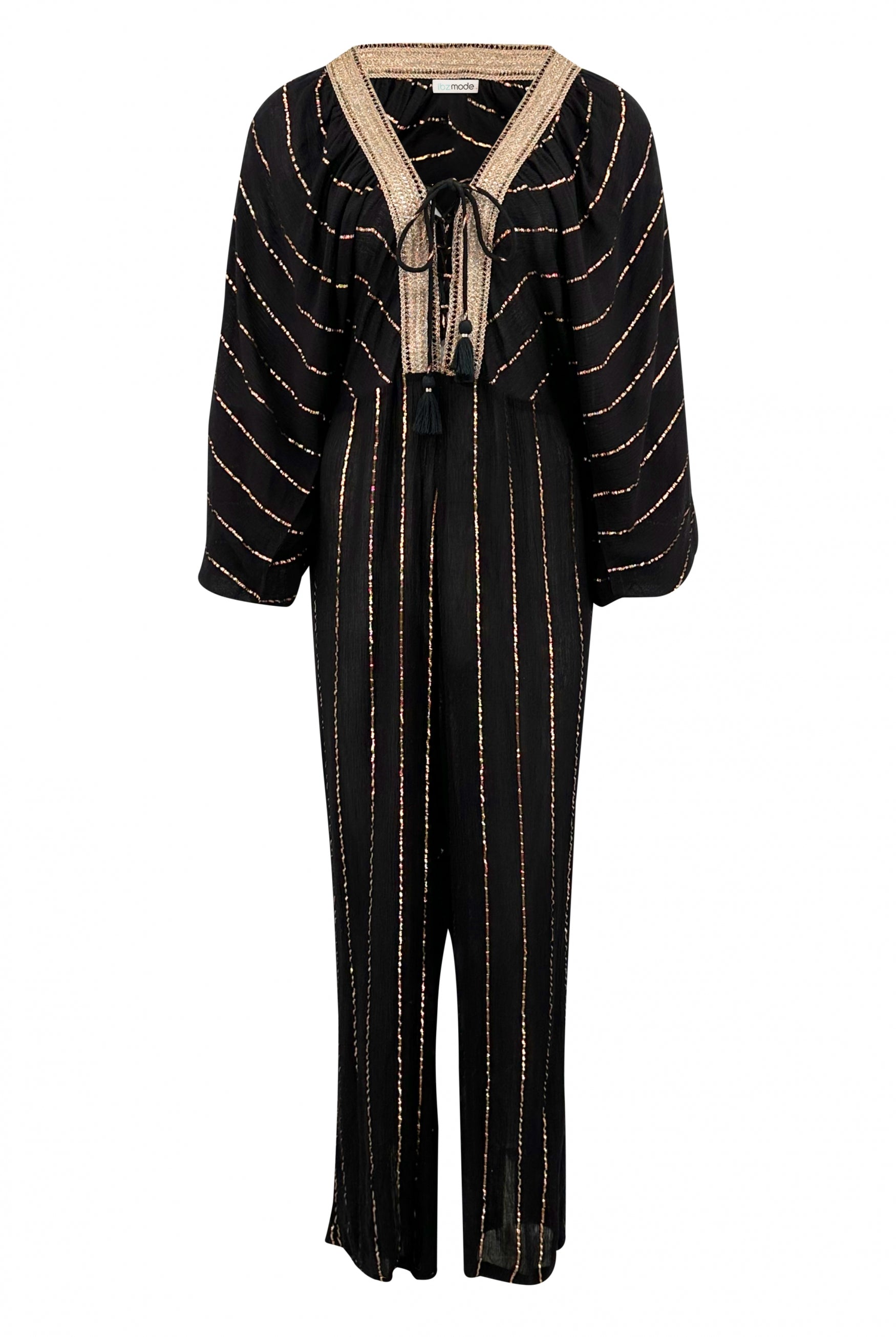 Artículo bohemio en negro de ibzmode, Marcas de Ibiza