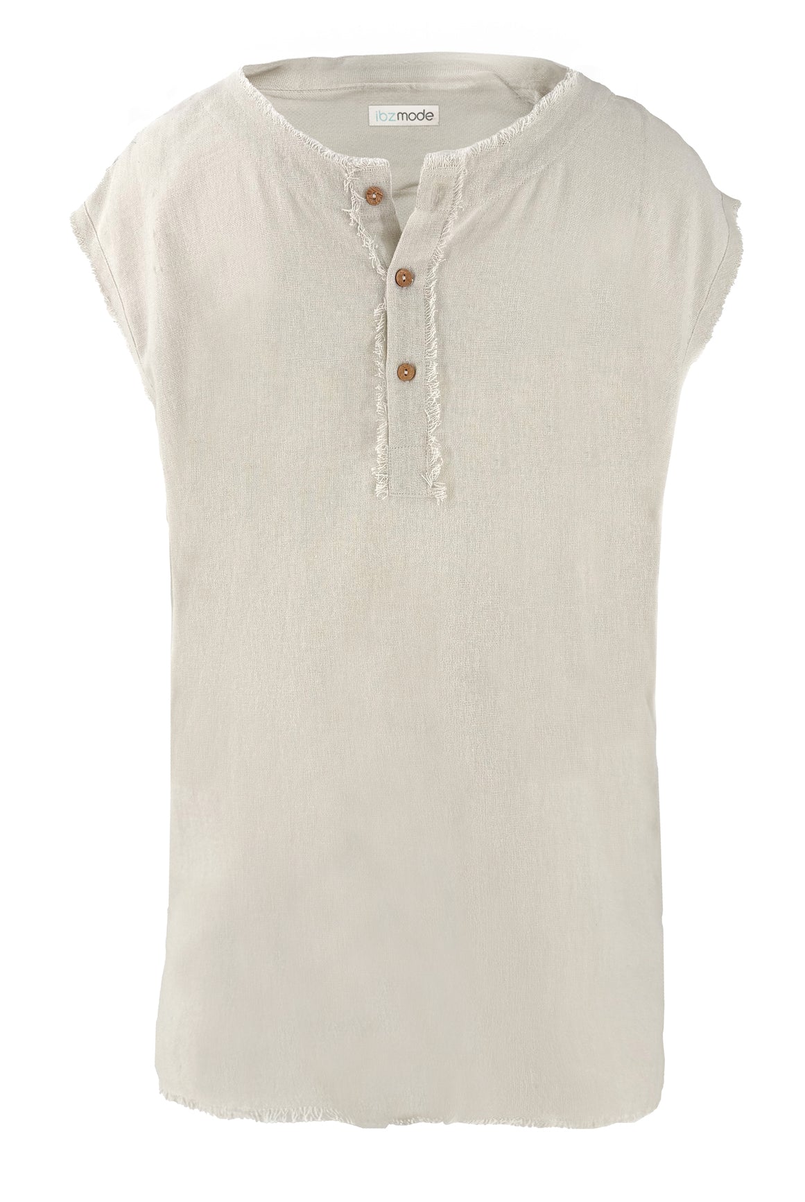 Top bohemio en color marfil de ibzmode, Brands of Ibiza