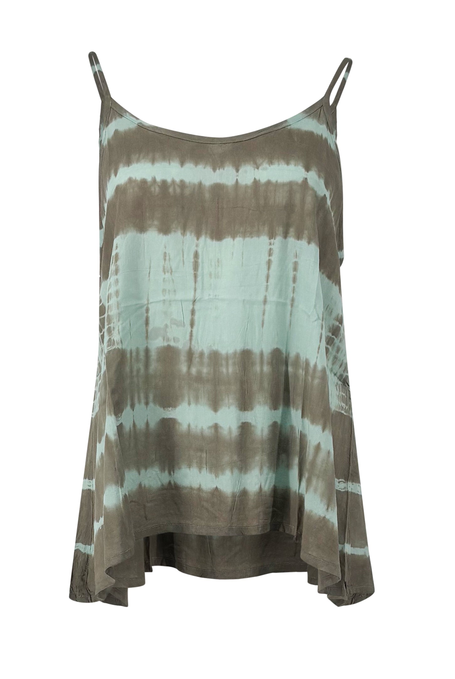 Ibizamode Strap Top Yago Maraluna Light Mint with airy ombre look and feminine summer fit