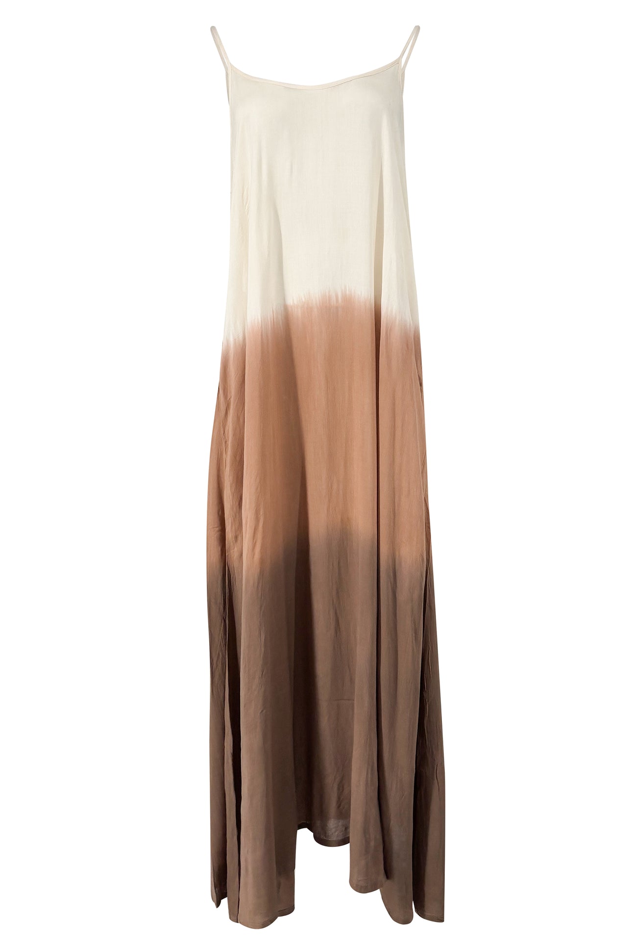 Ibizamode Dress Icha Almora Ivory with airy printed look and flowy feminine fit