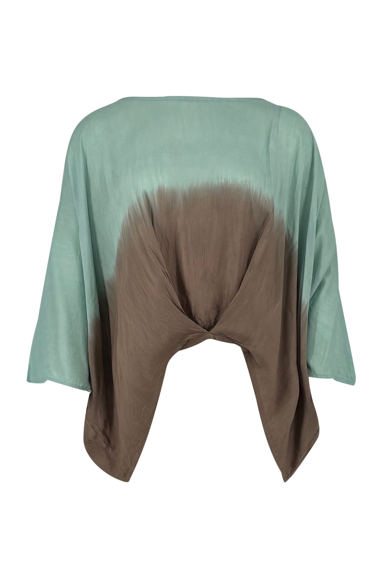 Ibizamode Top Mega Almora Mint with airy printed look and feminine summer fit