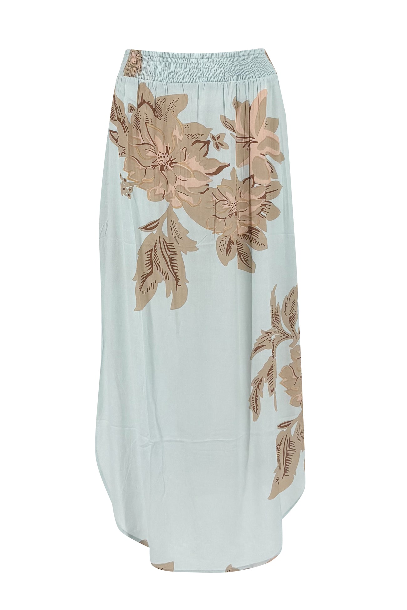 Ibizamode Skirt Varlota Isalea Mint floral midi skirt