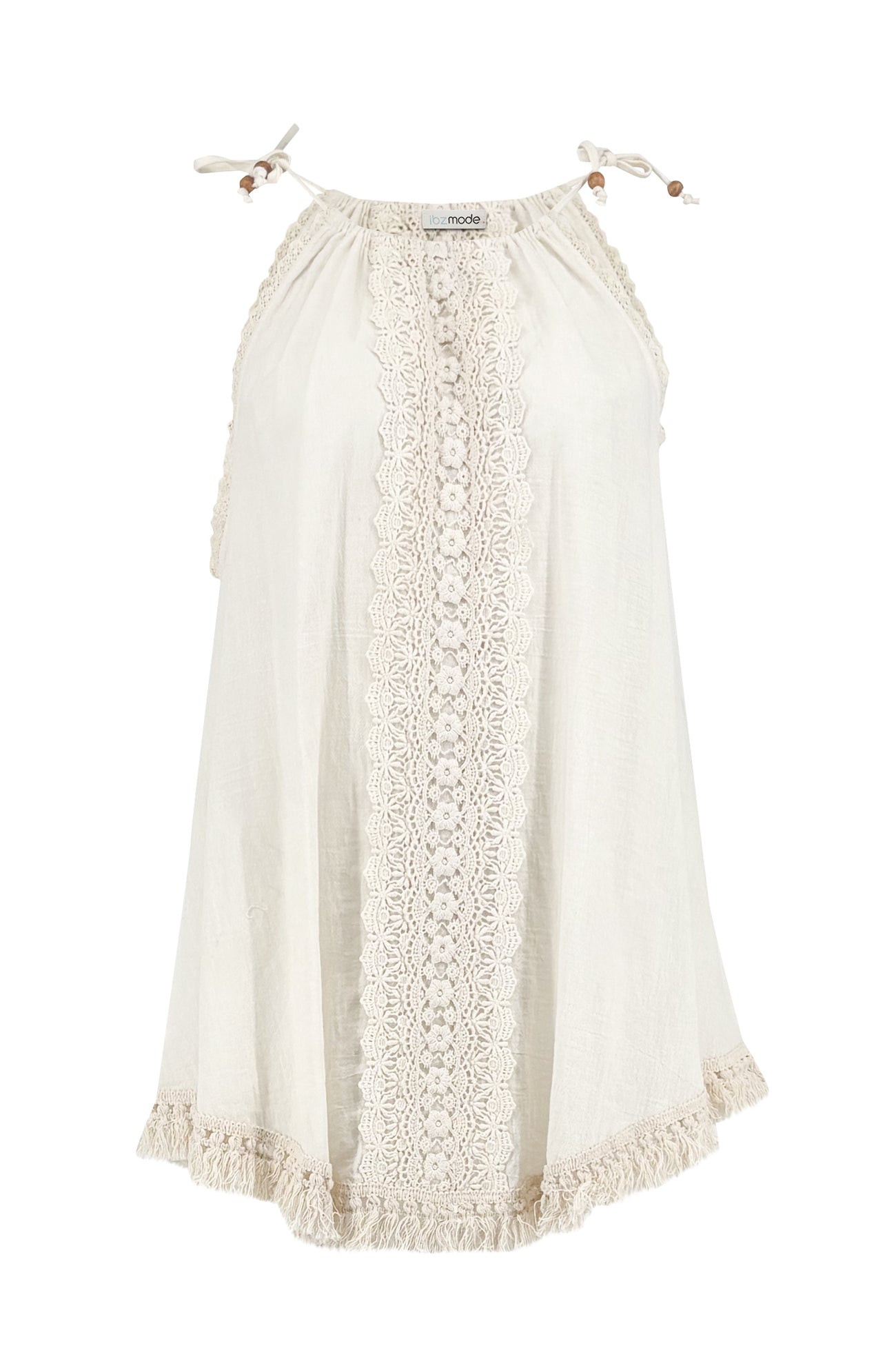 Lago Ellis Ivory lace top Ibizamode