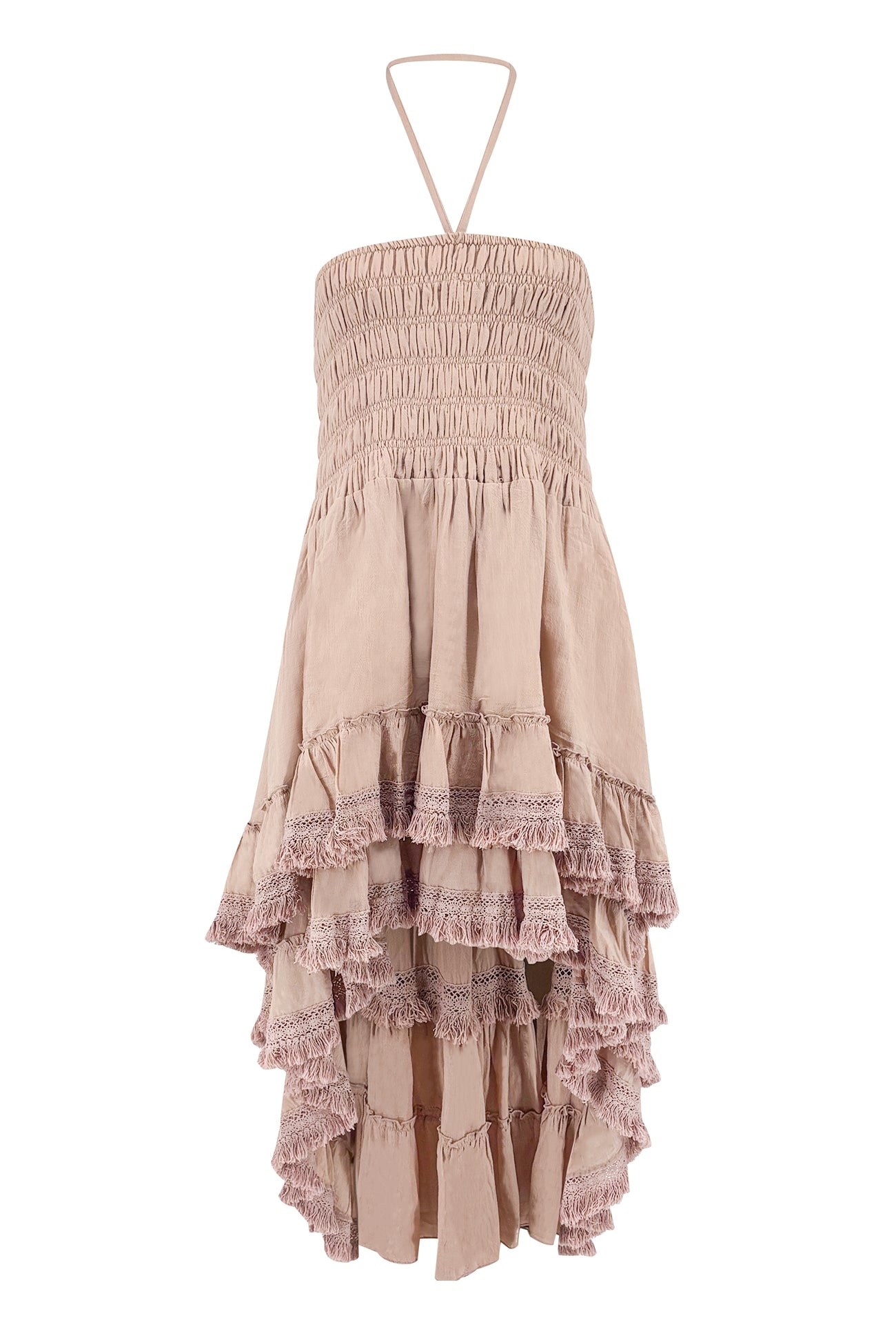 Isola Ellis Old Pink gypsy dress Ibizamode