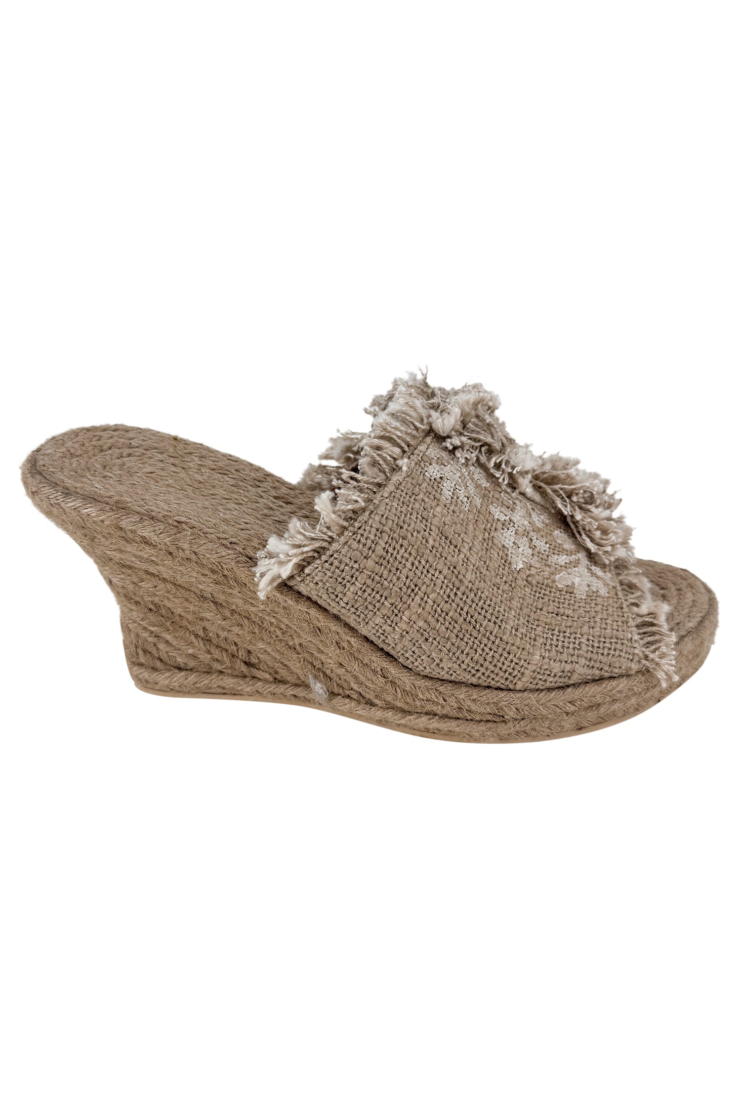 Ibzmode Wedge Terez Taupe Flower summer wedge