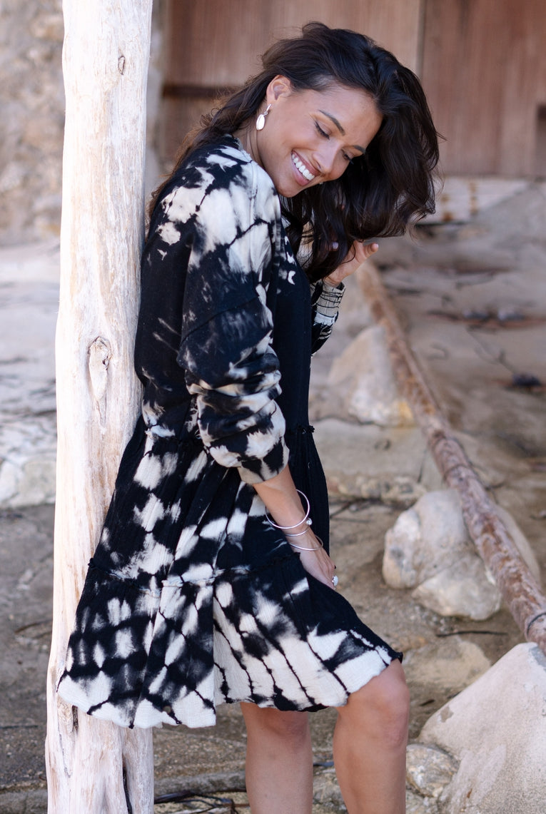 Bohemian jurk in black van ibzmode, Brands of Ibiza