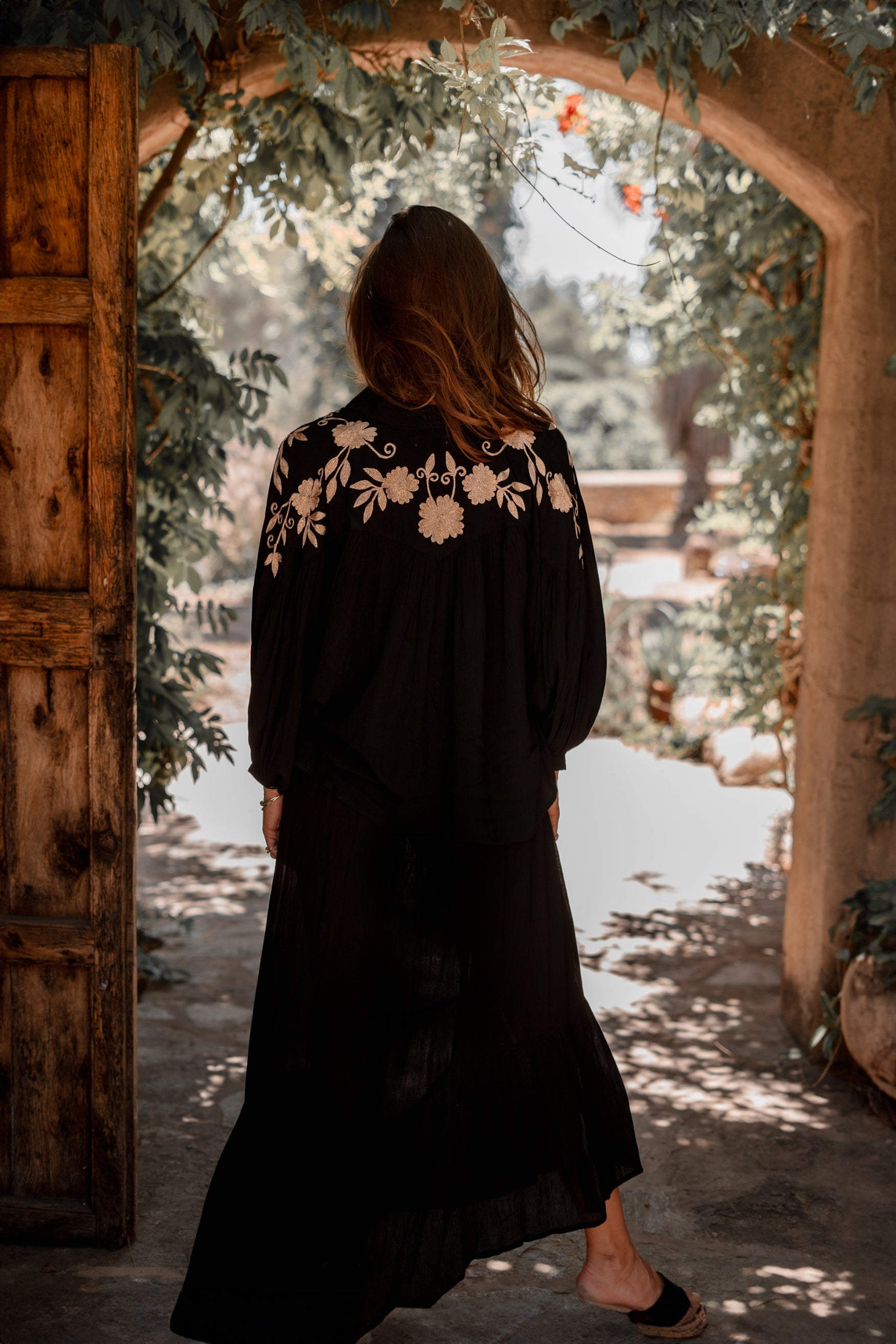 Bohemian rok in black van ibzmode, Brands of Ibiza