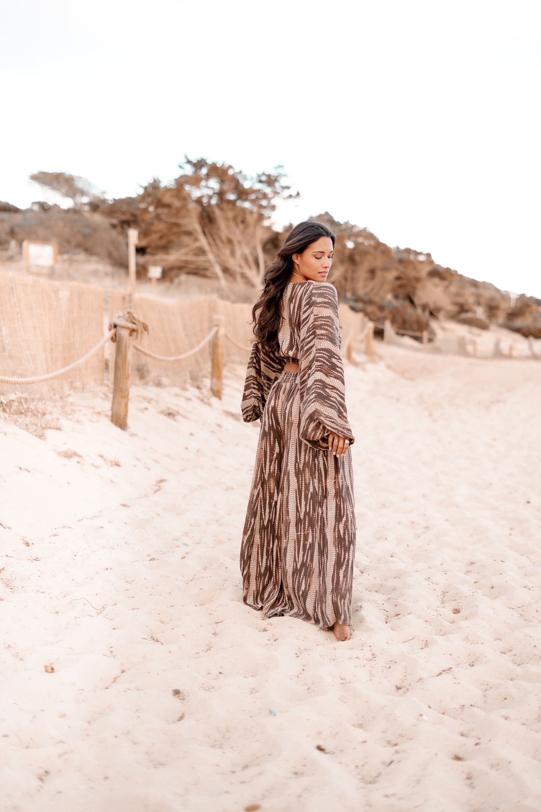 Bohème-Hose in Braun von ibzmode, Brands of Ibiza