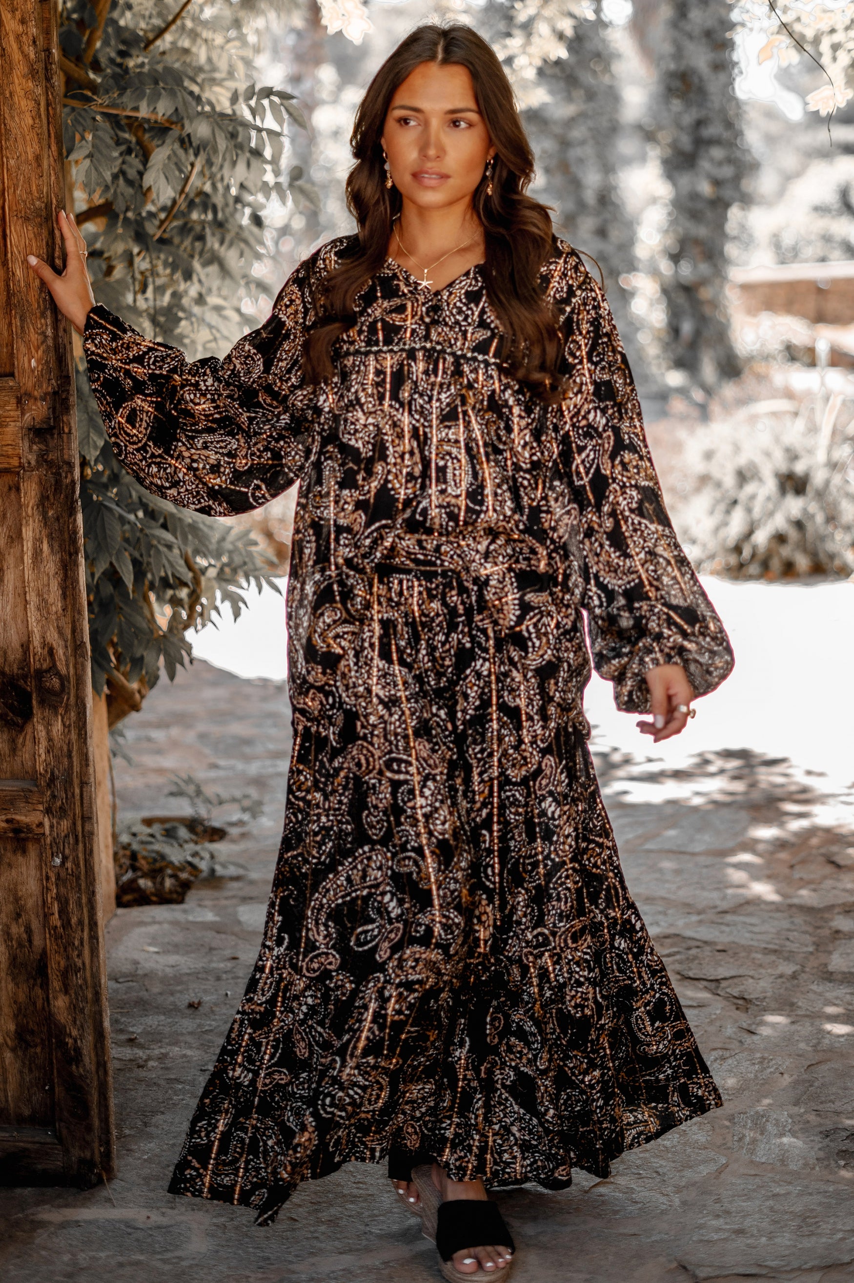 Bohemian rok in black van ibzmode, Brands of Ibiza