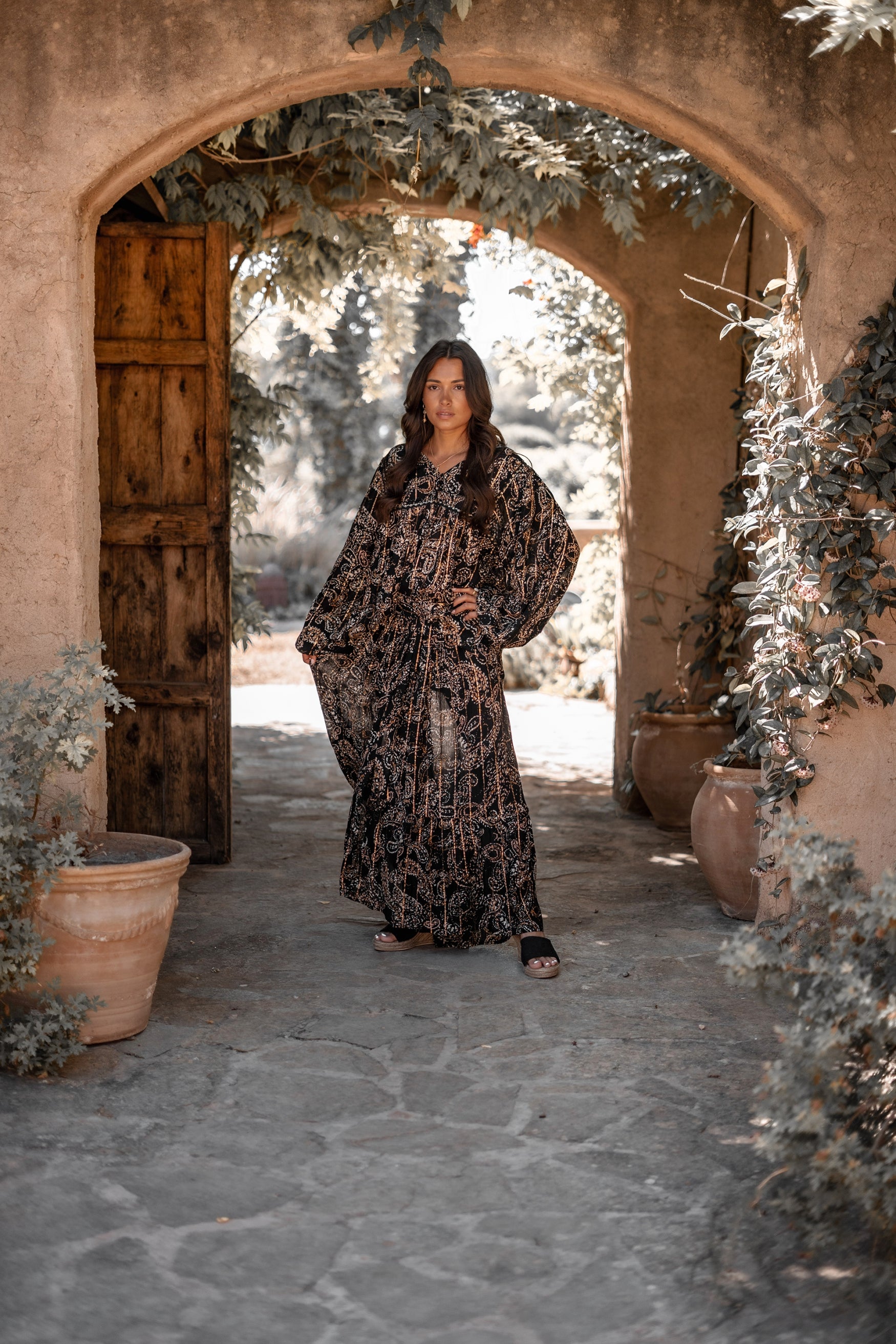 Bohemian rok in black van ibzmode, Brands of Ibiza