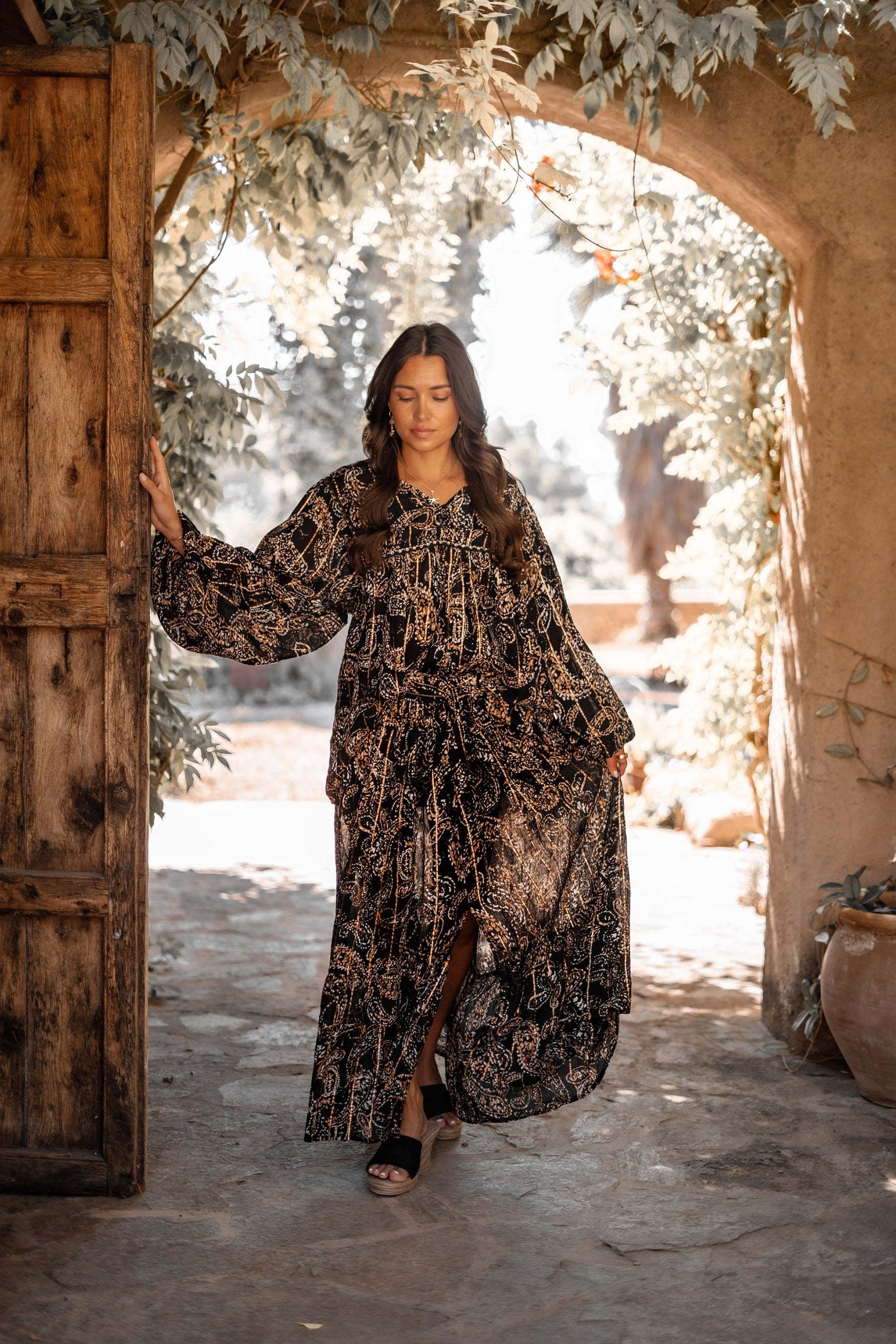 Bohemian rok in black van ibzmode, Brands of Ibiza