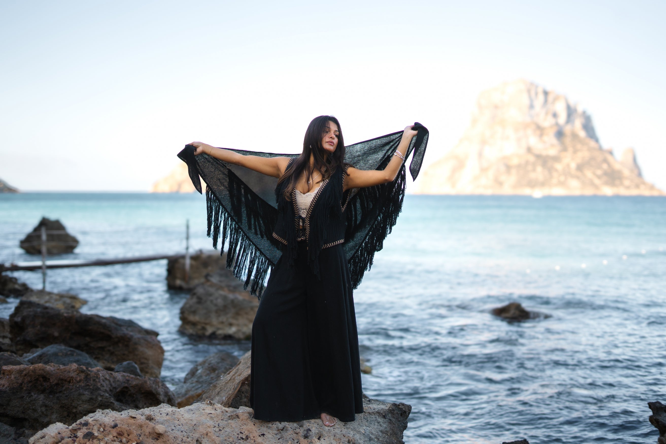 Bohemian item in black van ibzmode, Brands of Ibiza