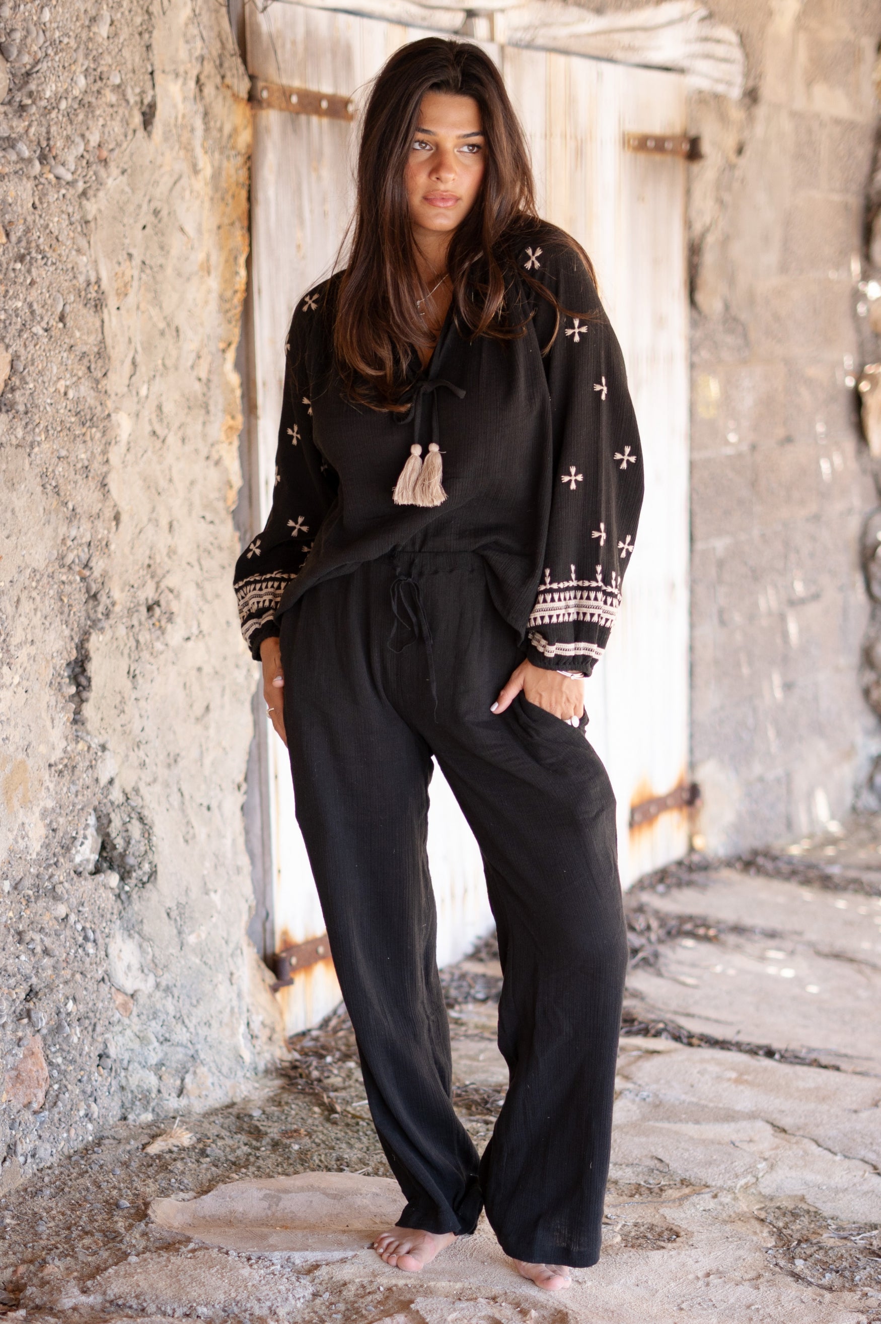 Bohemian item in black van ibzmode, Brands of Ibiza