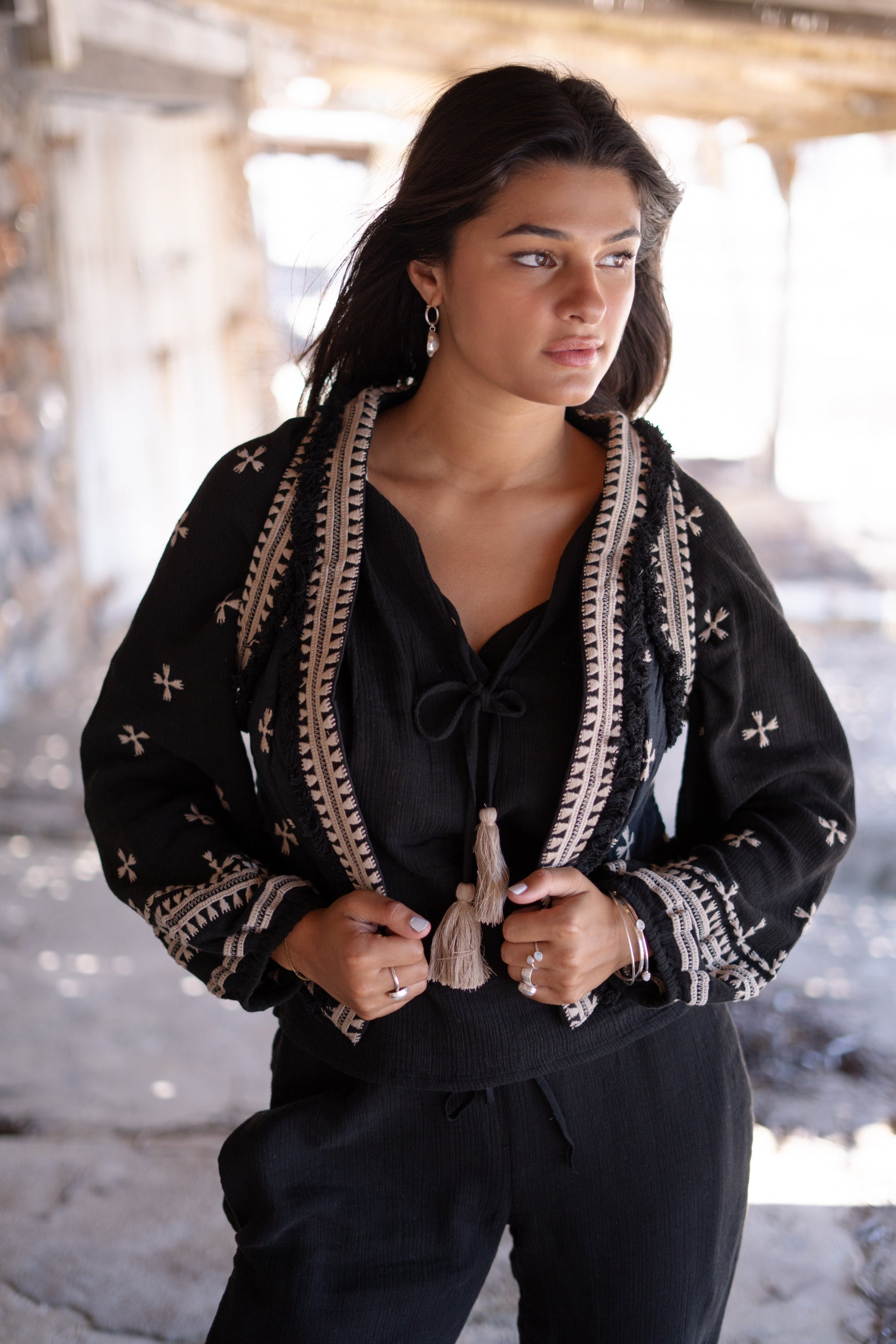 Bohemian item in black van ibzmode, Brands of Ibiza