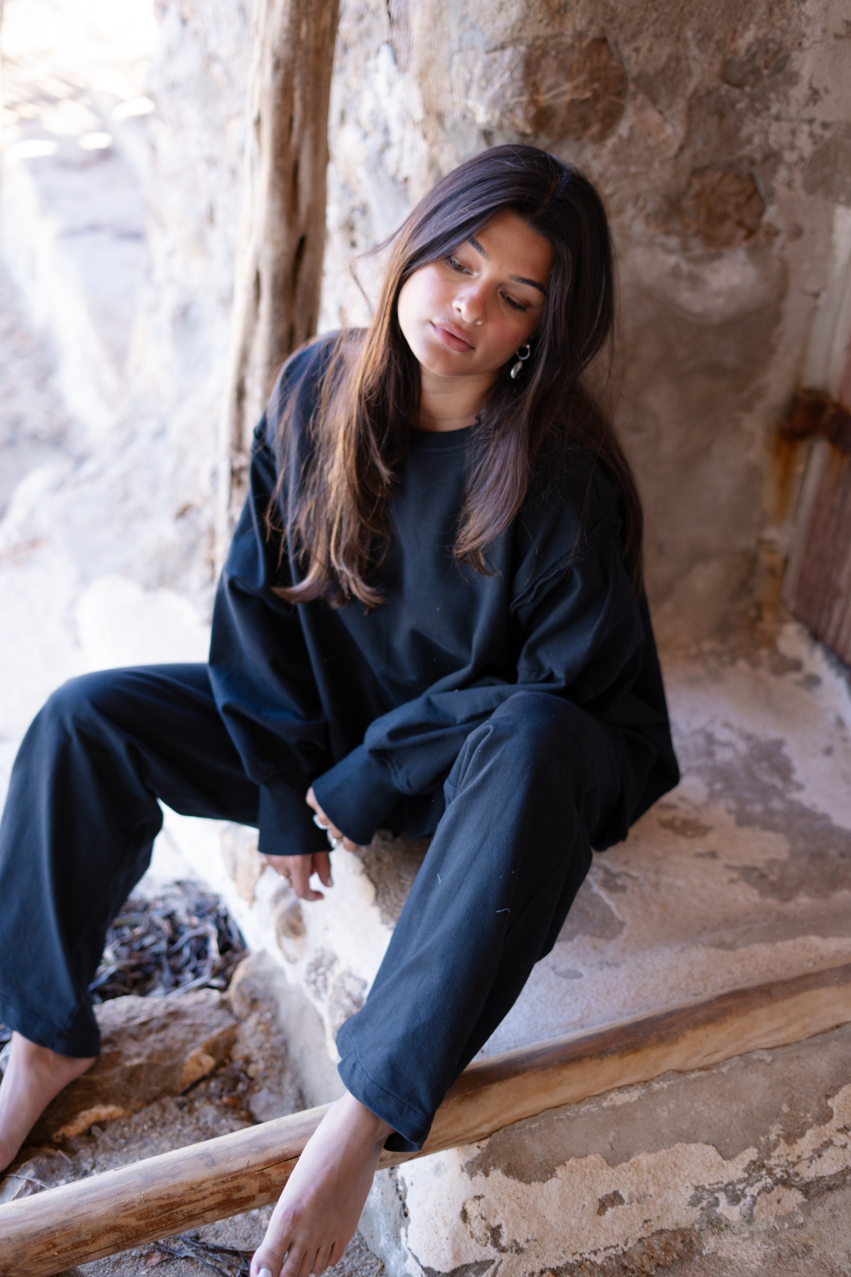 Bohemian broek in black van ibzmode, Brands of Ibiza