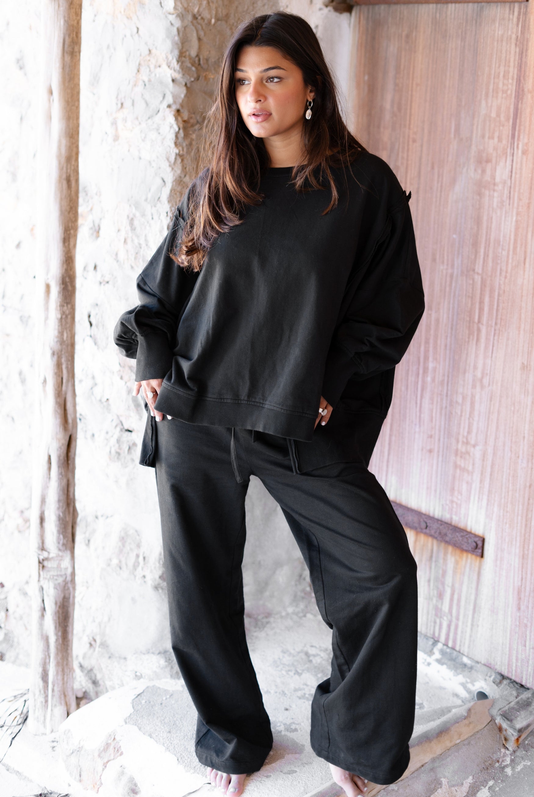 Bohemian broek in black van ibzmode, Brands of Ibiza