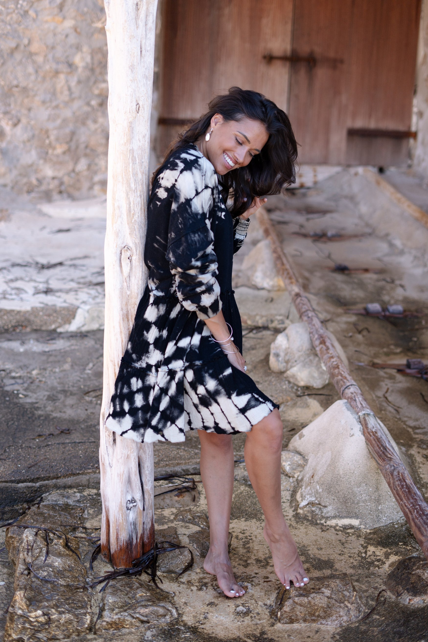 Bohemian jurk in black van ibzmode, Brands of Ibiza