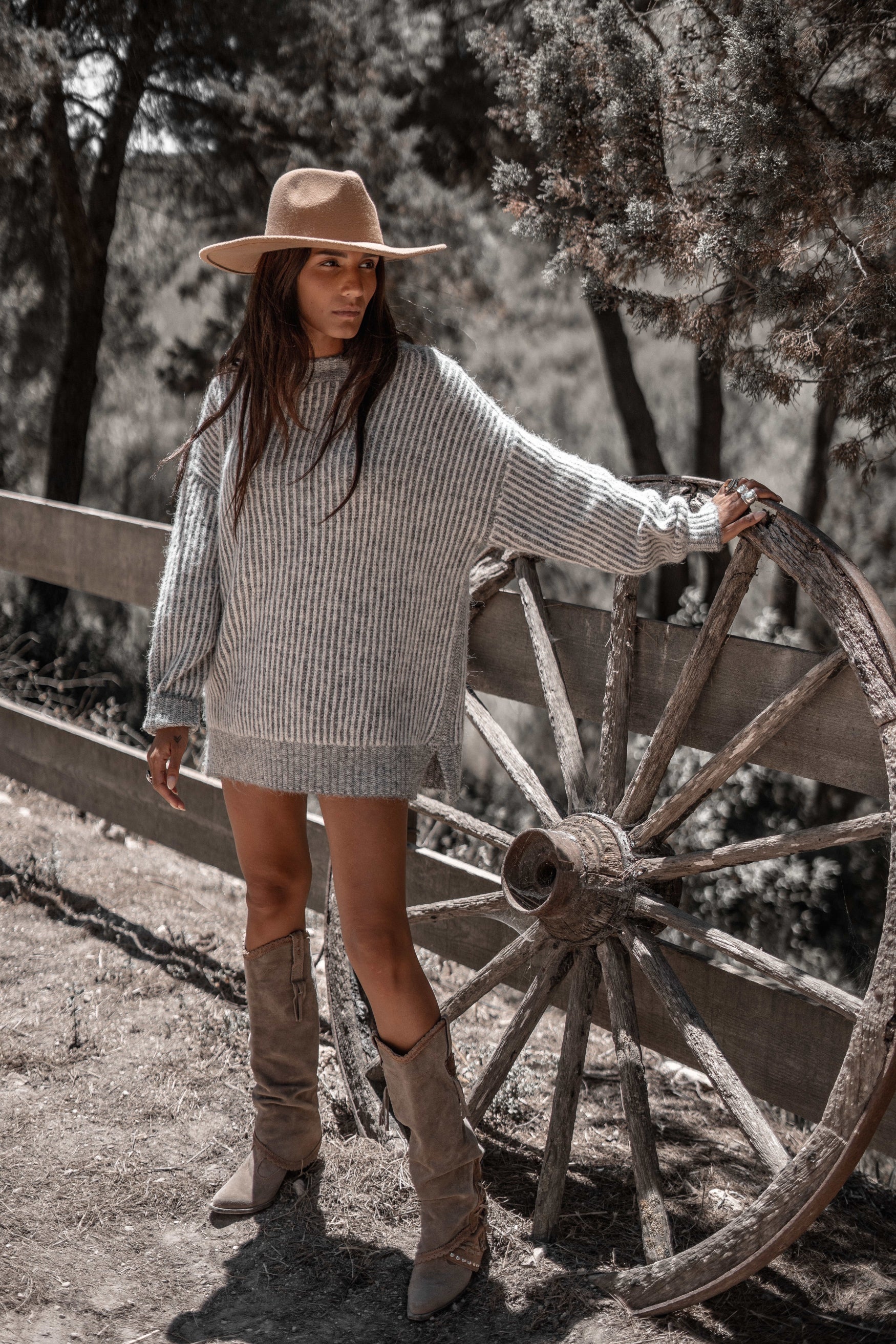 Bohemian item in melange grey van MOOST Wanted, Brands of Ibiza