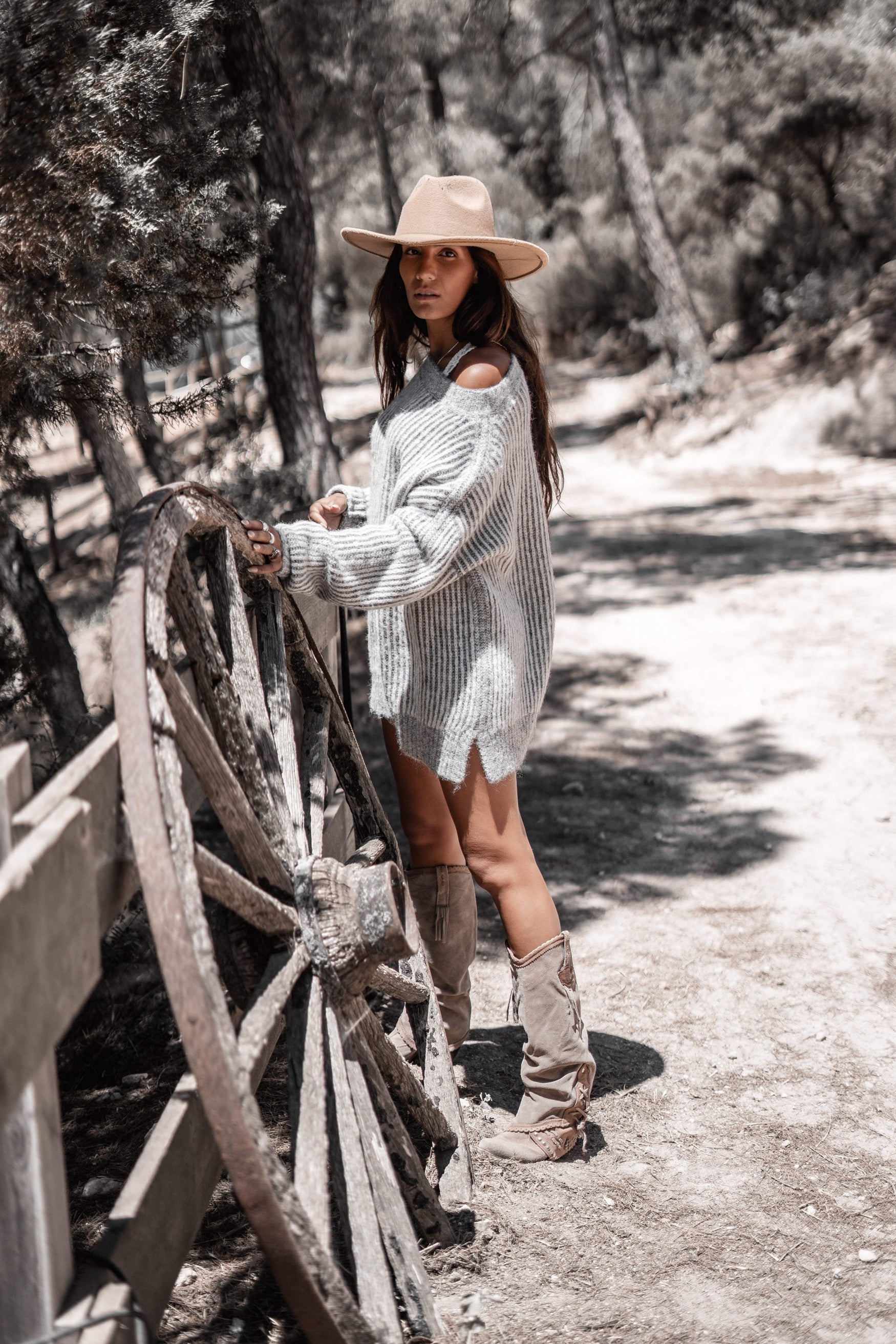 Bohemian item in melange grey van MOOST Wanted, Brands of Ibiza