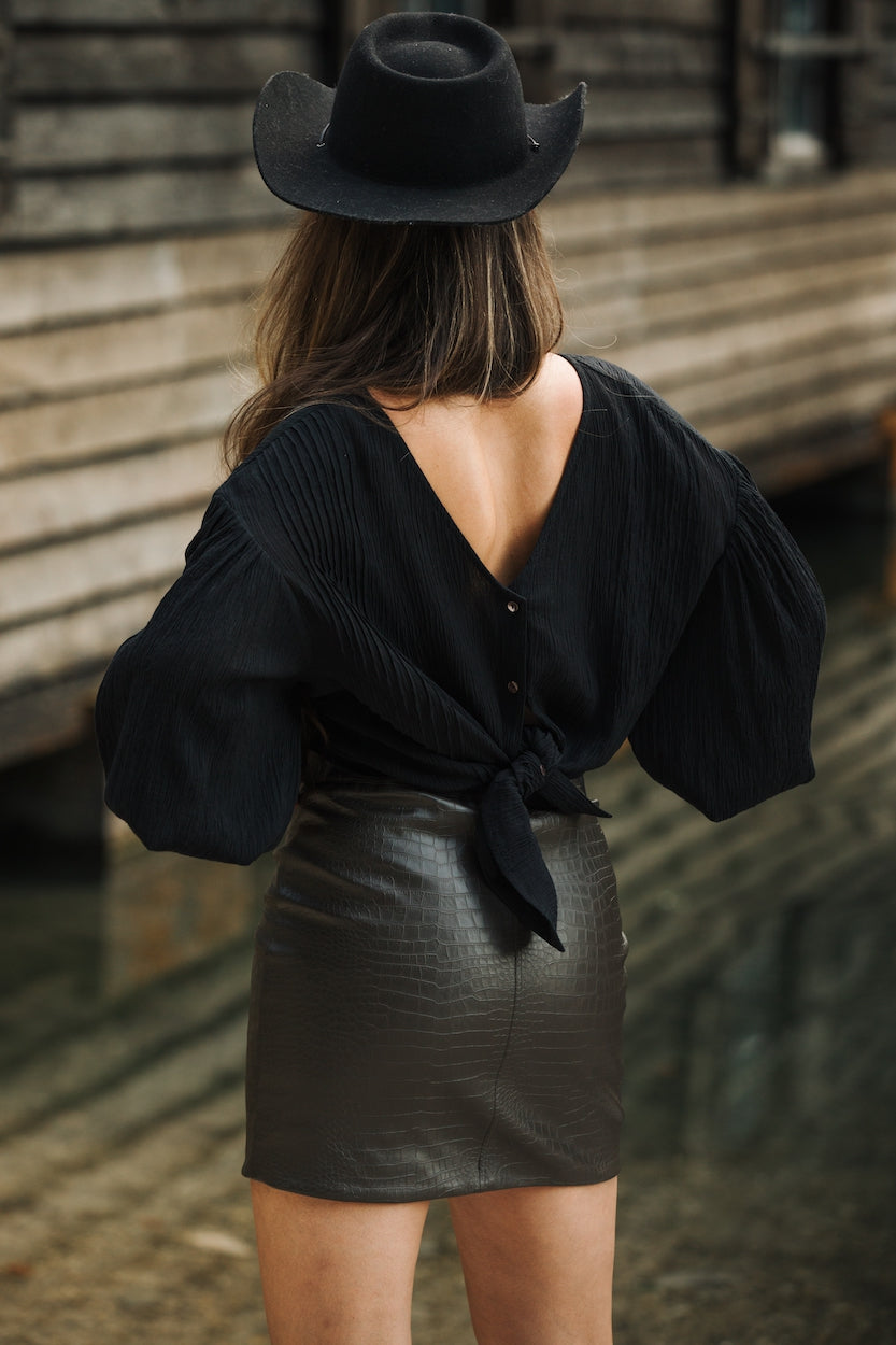 Bohemian rok in stone grey van MOOST Wanted, Brands of Ibiza