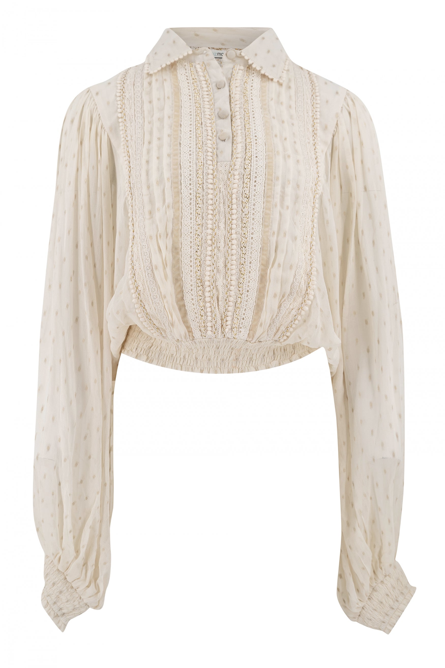 Chemisier bohème en écru de IBZmode, Marques d'Ibiza