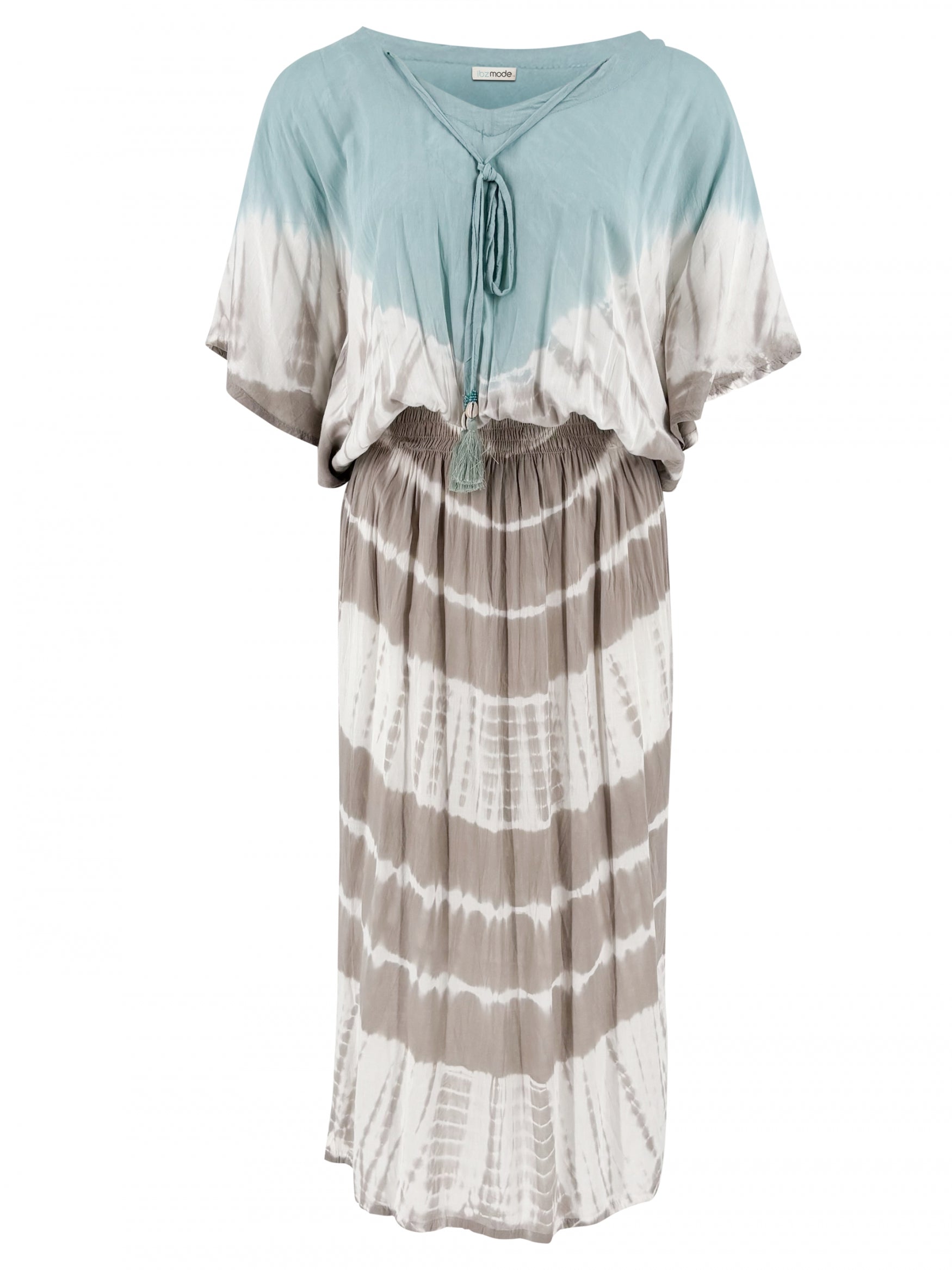 Bohemian jurk in pale blue van ibzmode, Brands of Ibiza