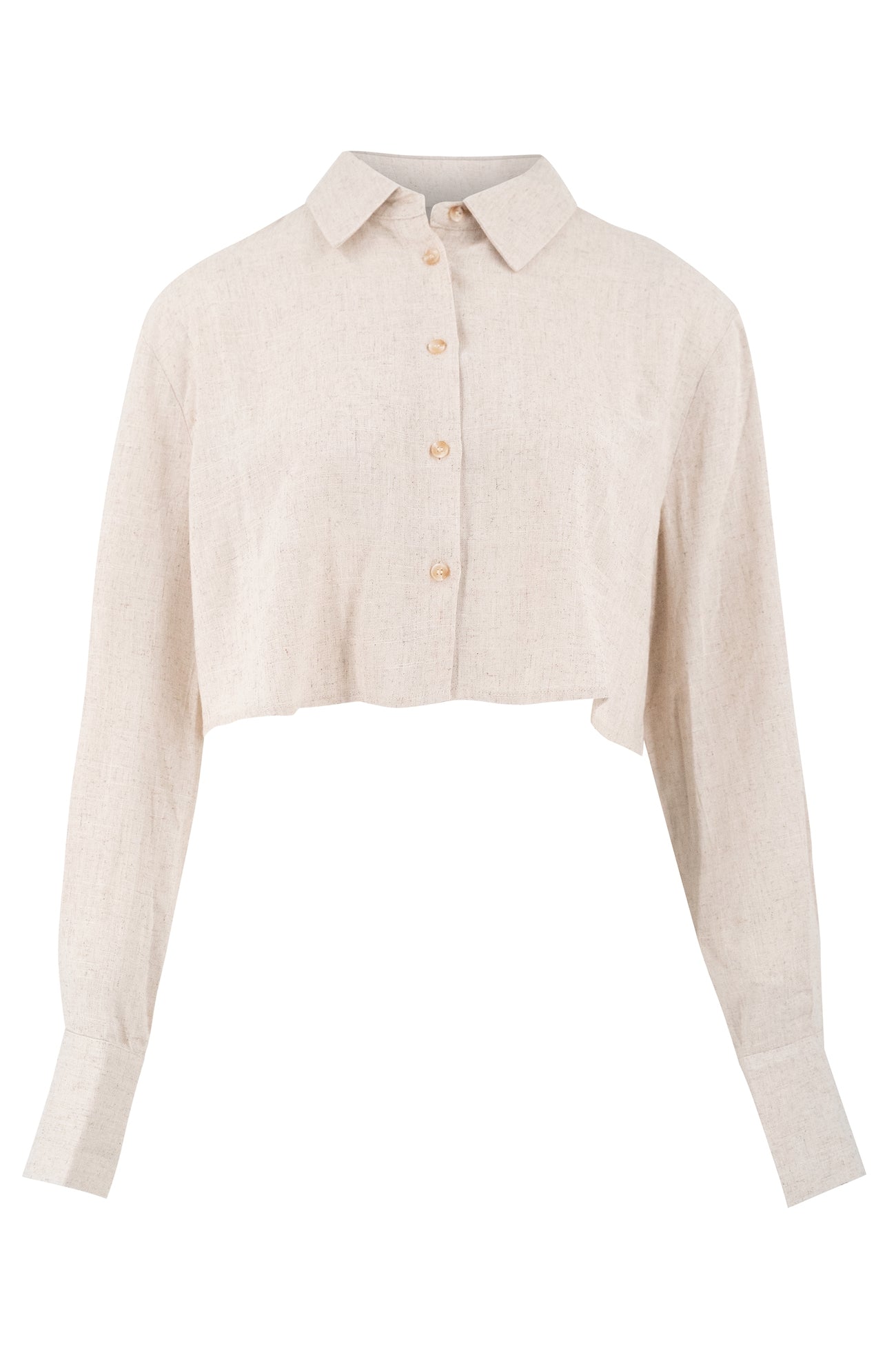 Bohemian blouse in beige van MOOST Wanted, Brands of Ibiza