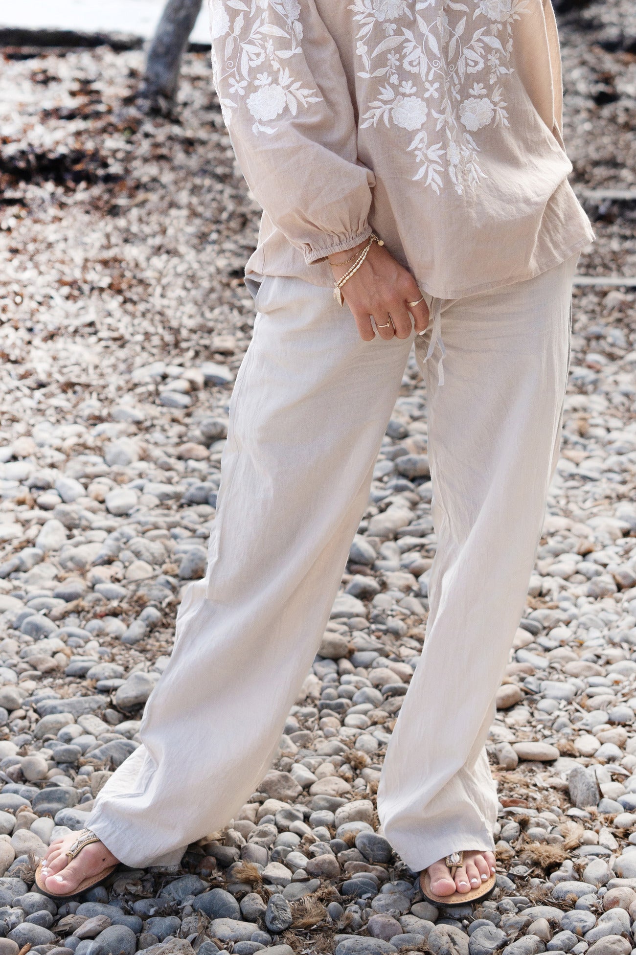 Bohemian item in light taupe van ibzmode, Brands of Ibiza