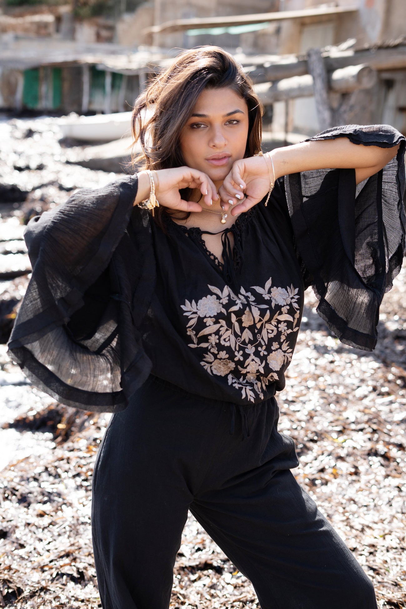 Bohemian item in black van ibzmode, Brands of Ibiza