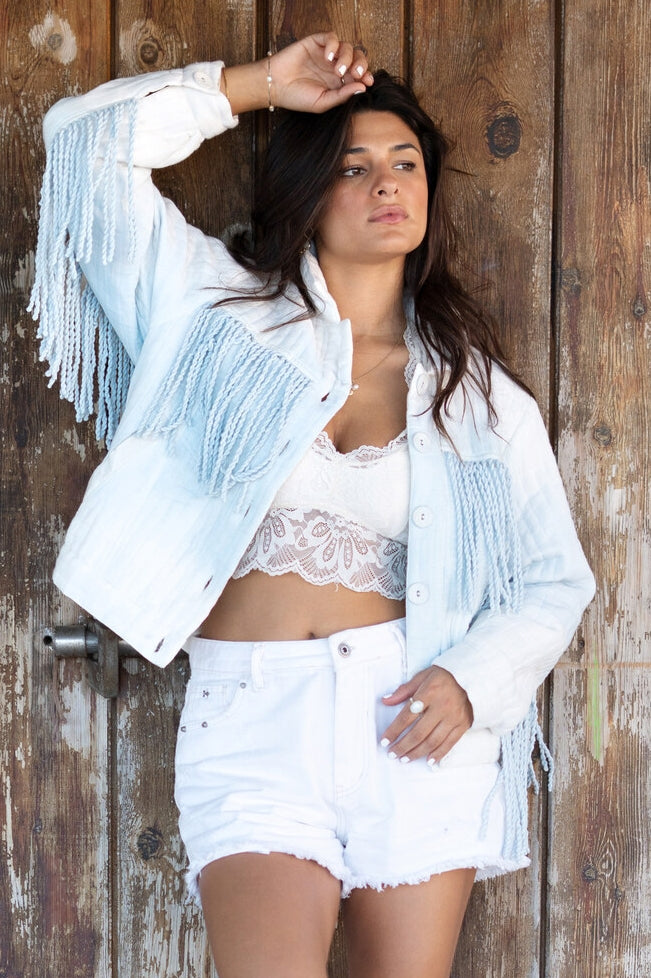 Bohemian item in pale blue van ibzmode, Brands of Ibiza