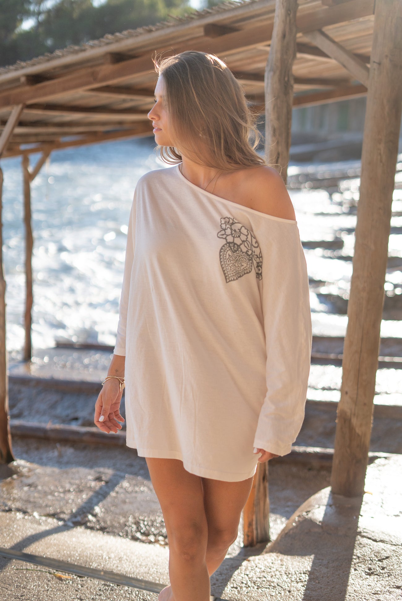 Bohemian piece in white by ibzmode, Brands of Ibiza