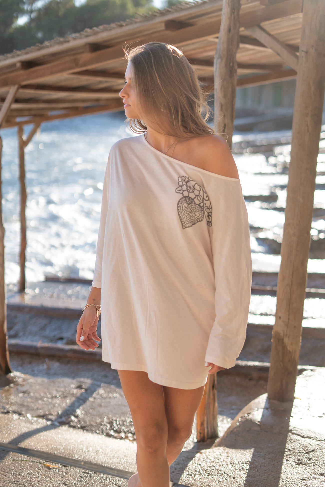 Bohemian item in white van ibzmode, Brands of Ibiza