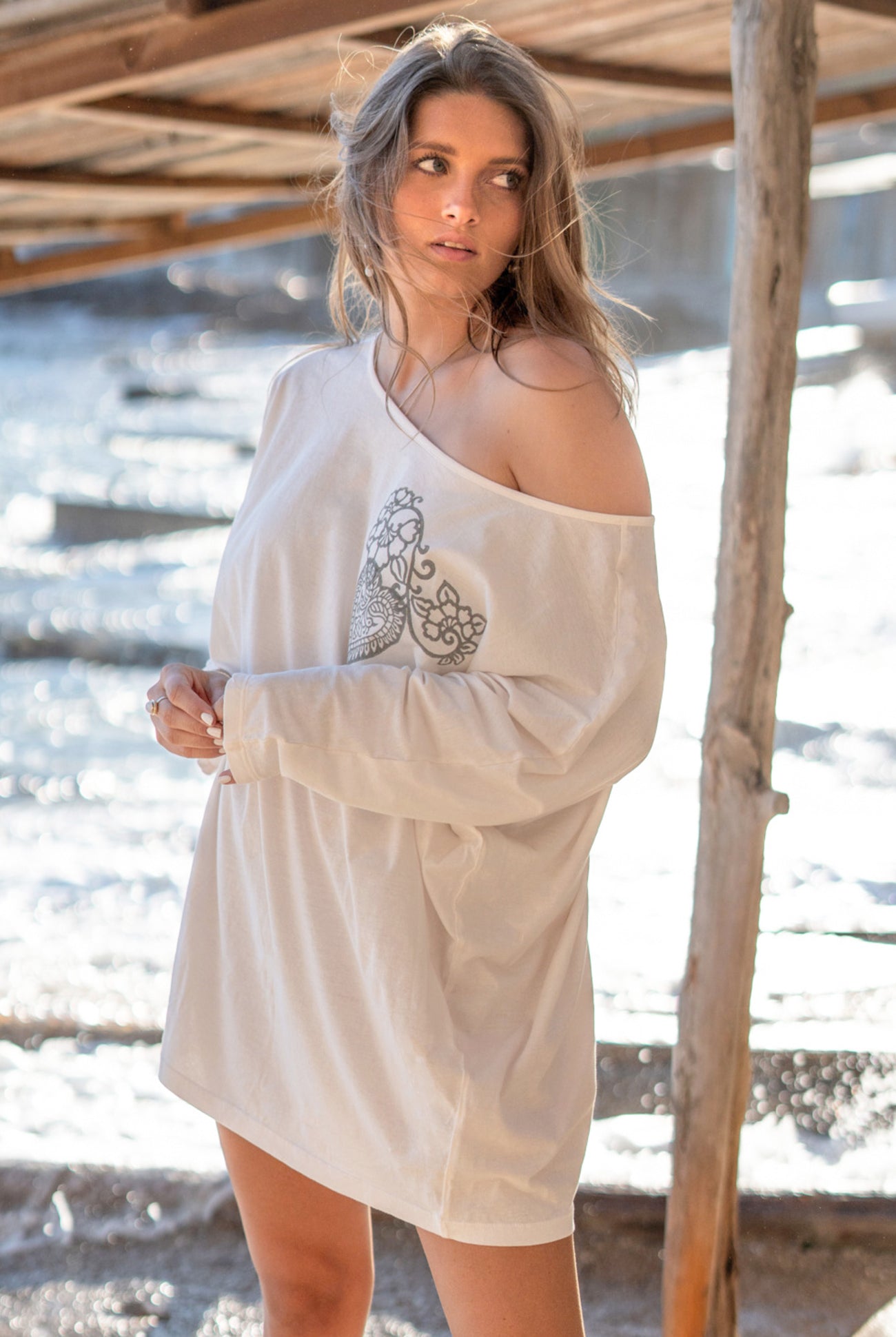 Bohemian piece in white by ibzmode, Brands of Ibiza