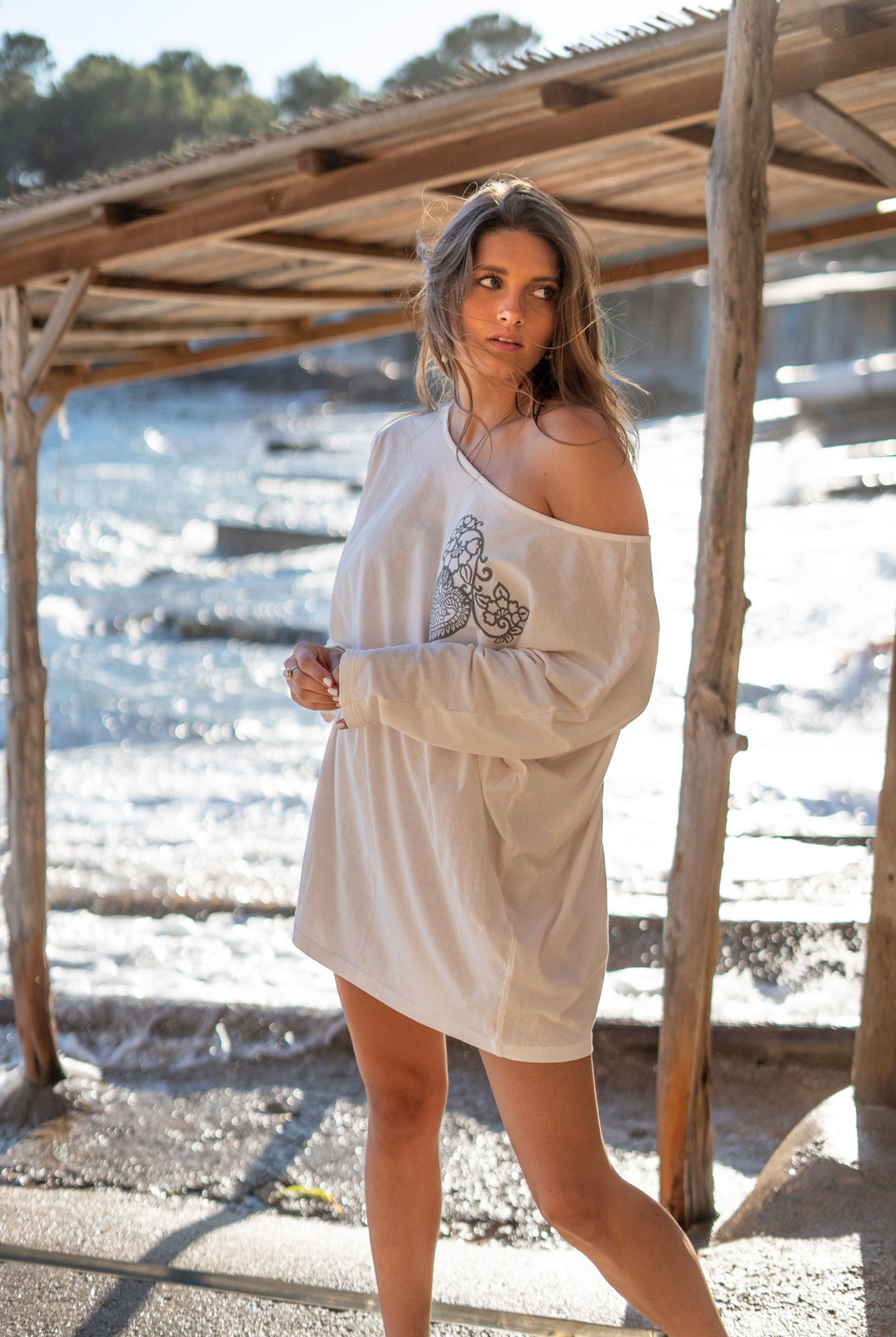 Bohemian piece in white by ibzmode, Brands of Ibiza
