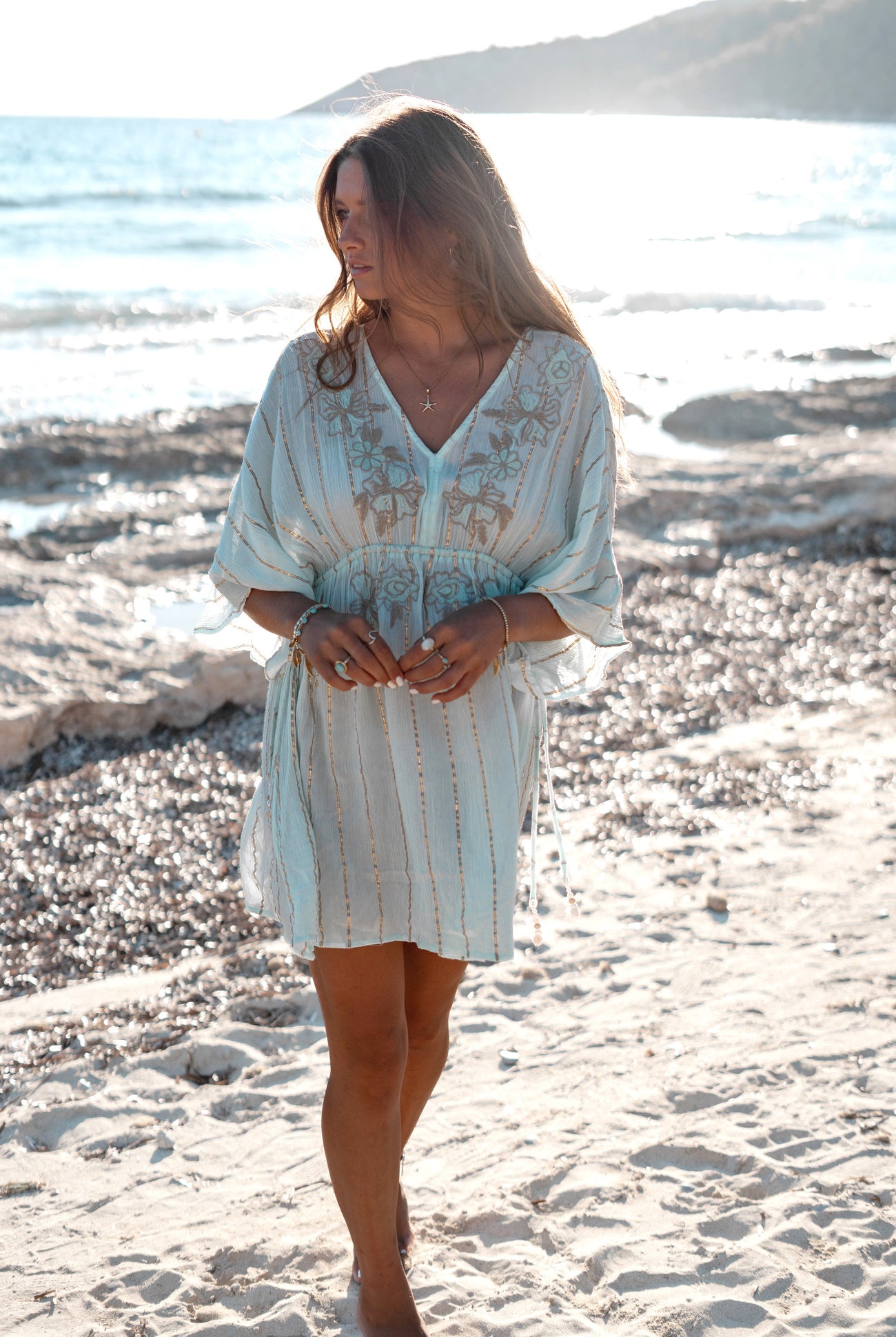 Bohemian jurk in mint van ibzmode, Brands of Ibiza