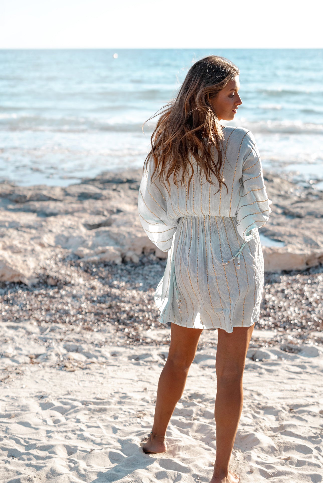 Bohemian jurk in mint van ibzmode, Brands of Ibiza