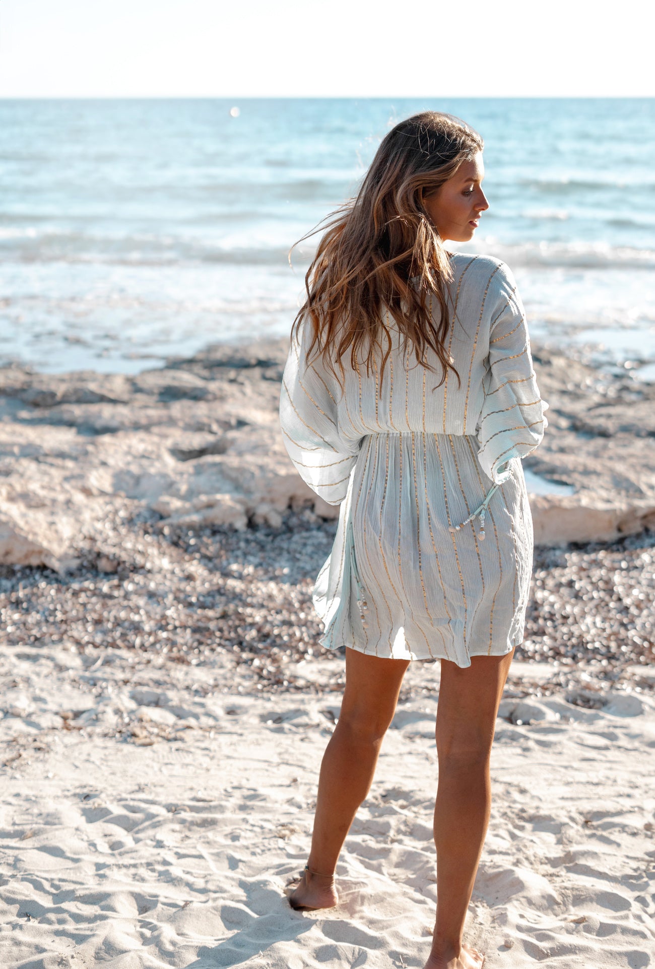 Bohemian jurk in mint van ibzmode, Brands of Ibiza