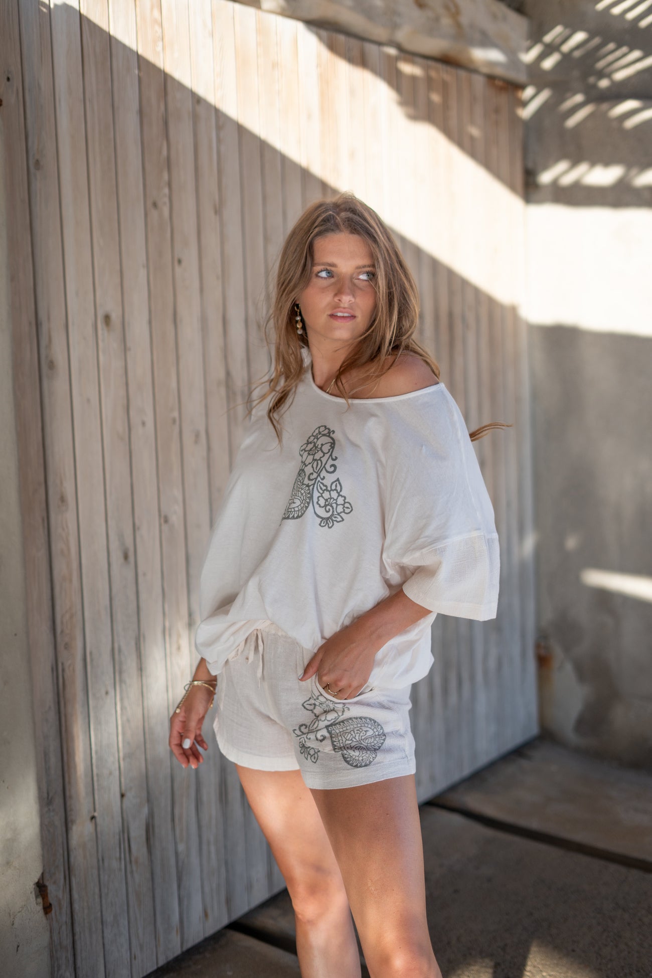 Bohemian item in white van ibzmode, Brands of Ibiza